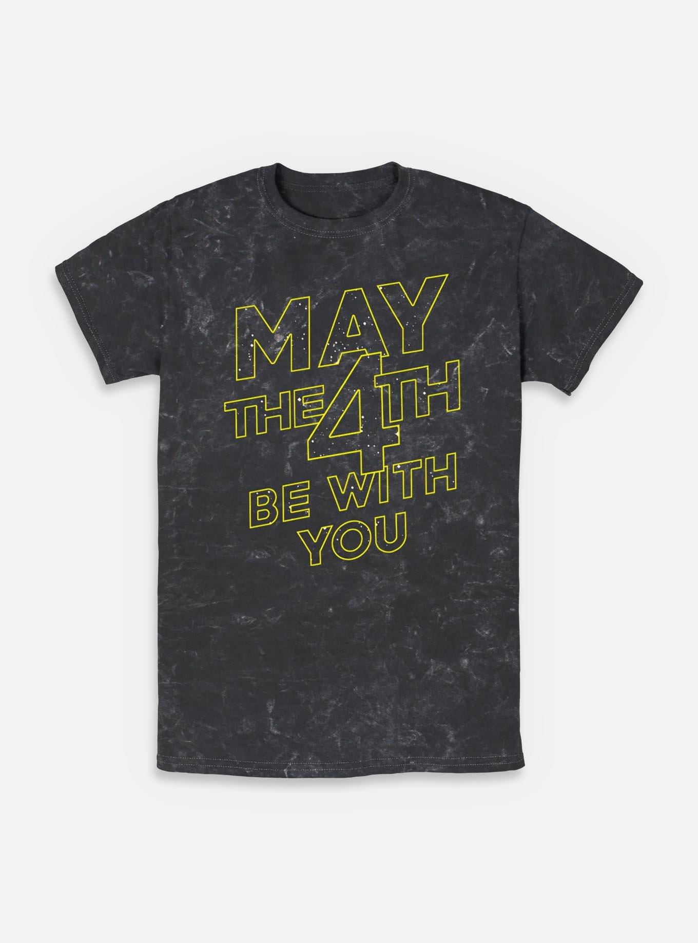 Star Wars May The 4th Be With You Mineral Wash T-Shirt