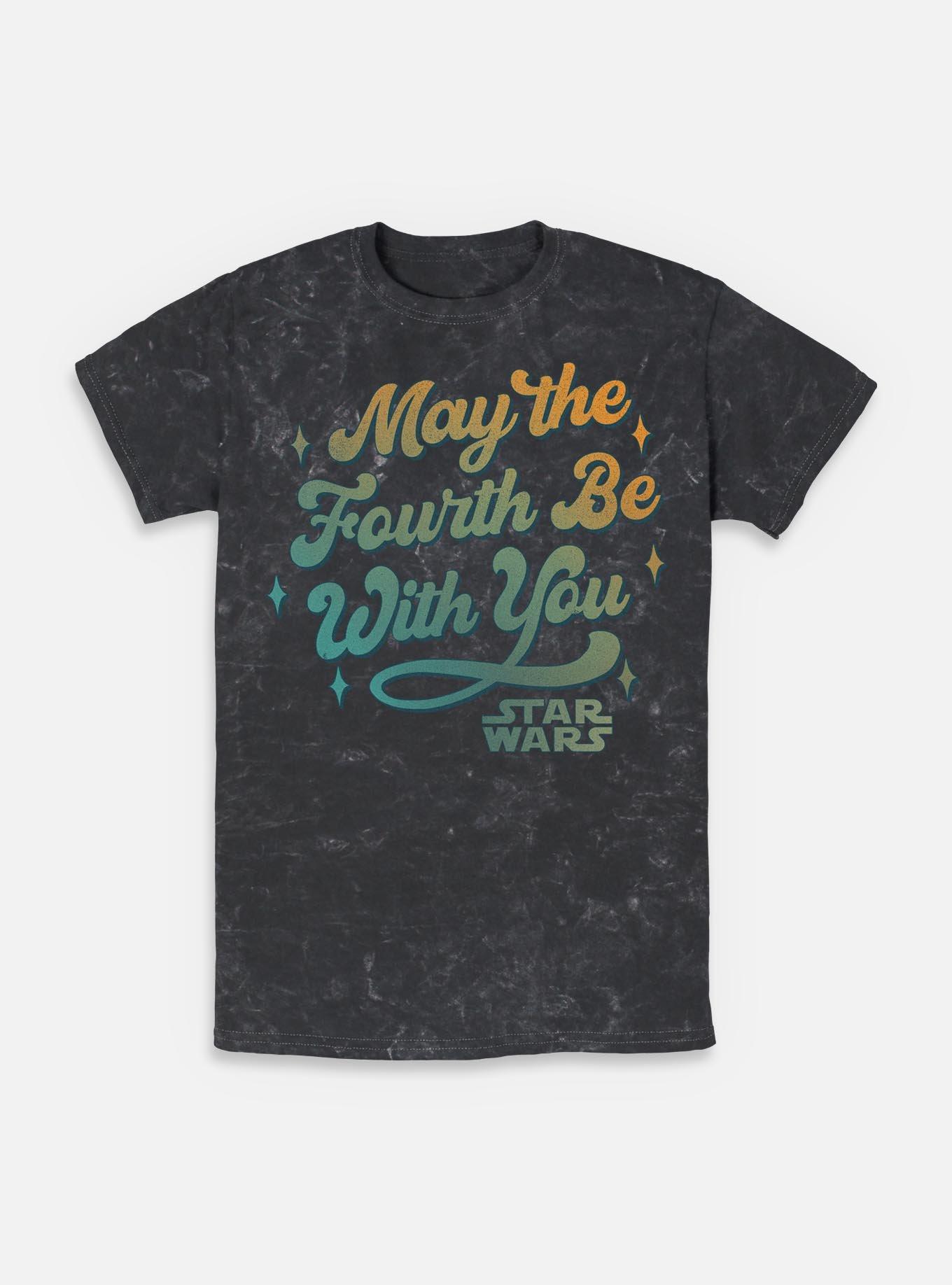 Star Wars Celebrate May The 4th Gradient Mineral Wash T-Shirt