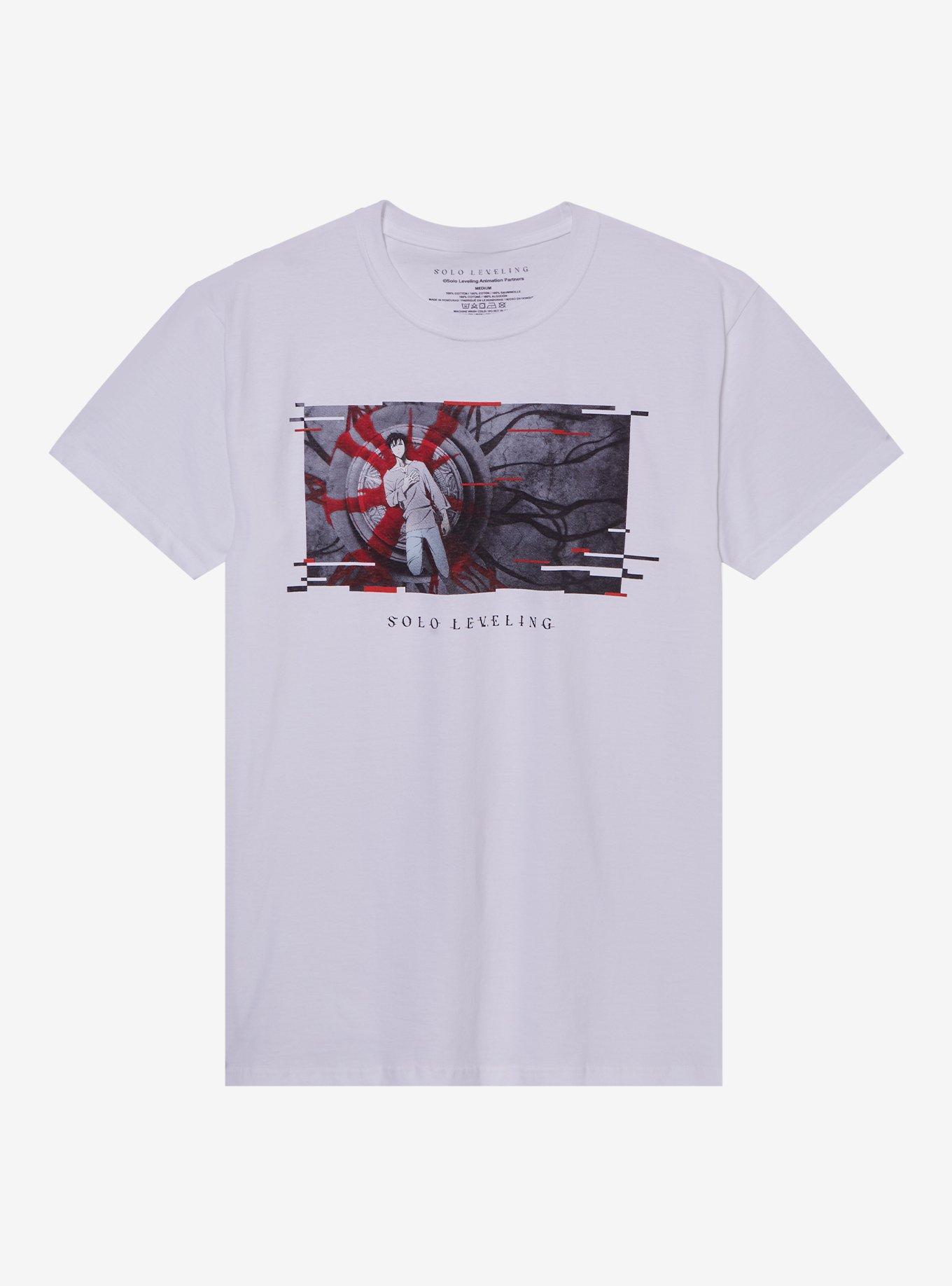 Solo Leveling Jinwoo Glitch Panel T-Shirt, , hi-res