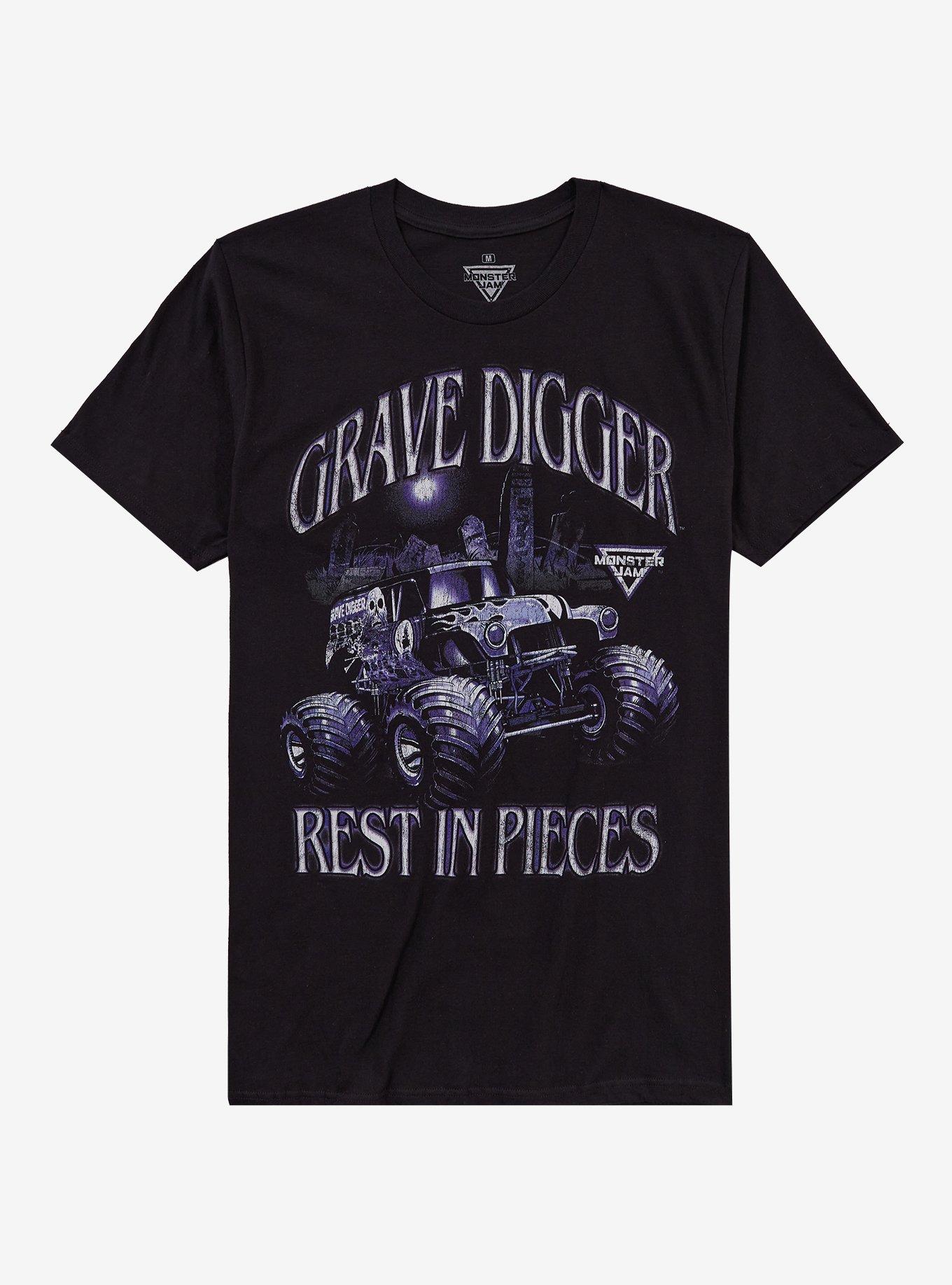 Grave Digger Rest In Pieces T-Shirt, , hi-res