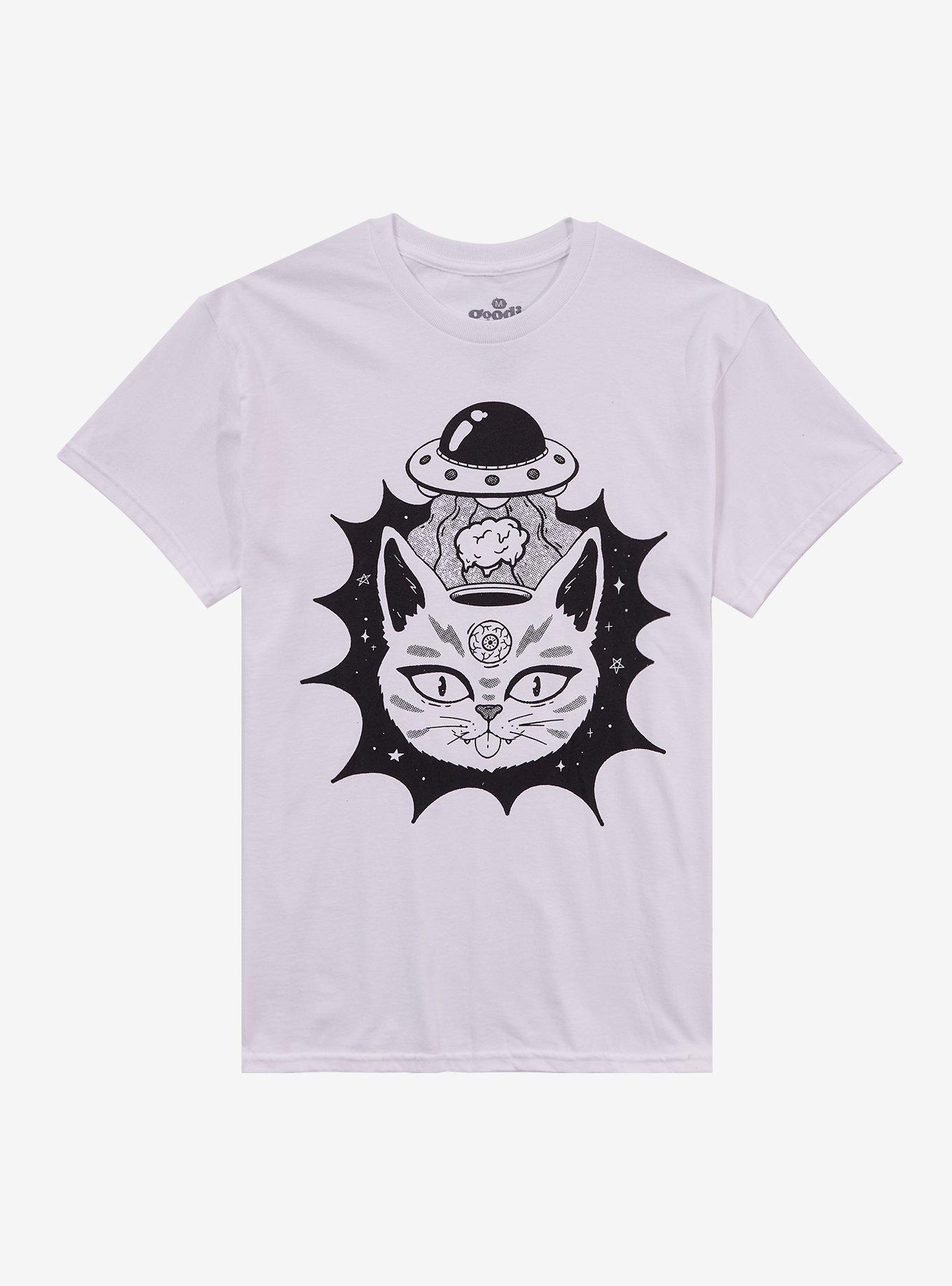 Cat Alien Third Eye T-Shirt By Goodie Two Sleeves, , hi-res