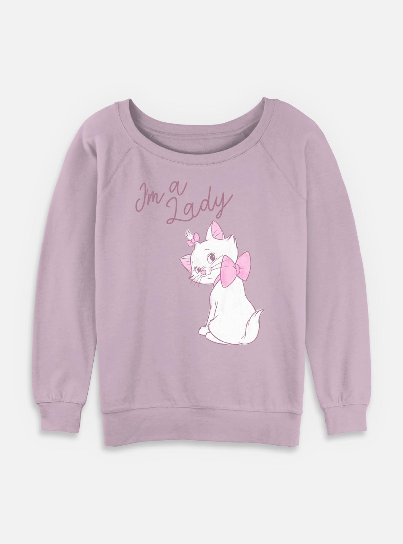 Disney The Aristocats A Lady Womens Slouchy Sweatshirt, , hi-res