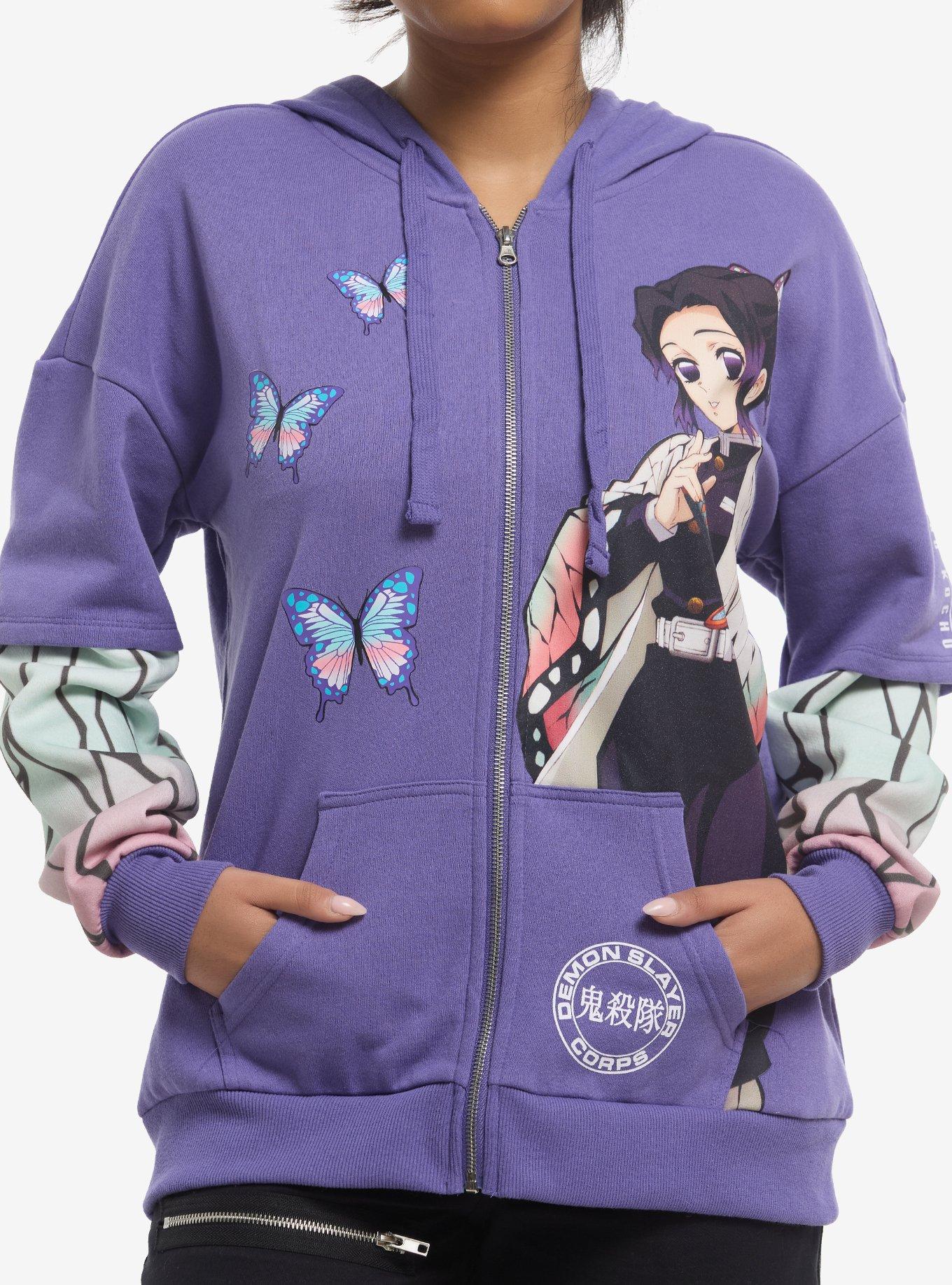 Demon Slayer: Kimetsu No Yaiba Shinobu Twofer Hoodie | Hot Topic