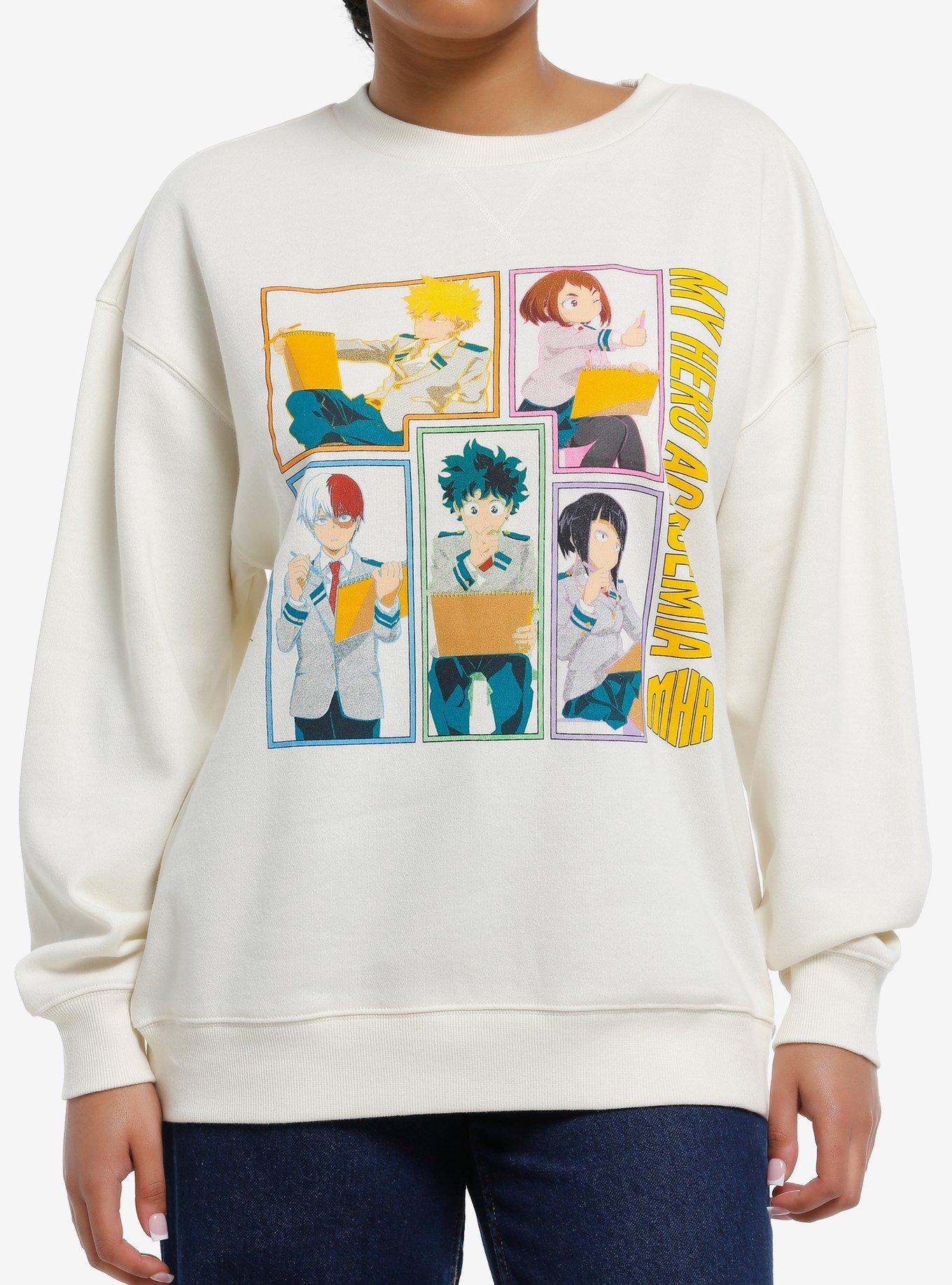My Hero Academia Students Grid Sweatshirt, , hi-res
