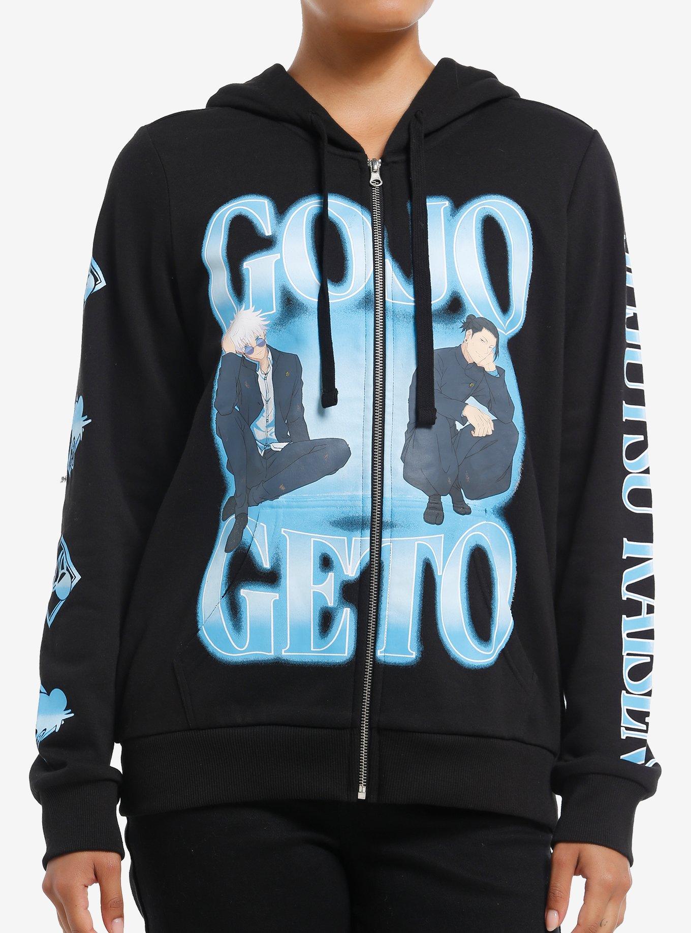 Jujutsu Kaisen Student Gojo & Geto Airbrush Hoodie, , hi-res