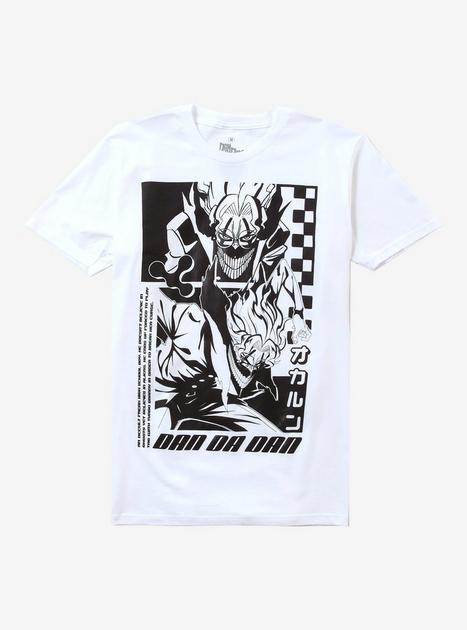 Dandadan Okarun Black & White Jumbo Print T-Shirt | Hot Topic