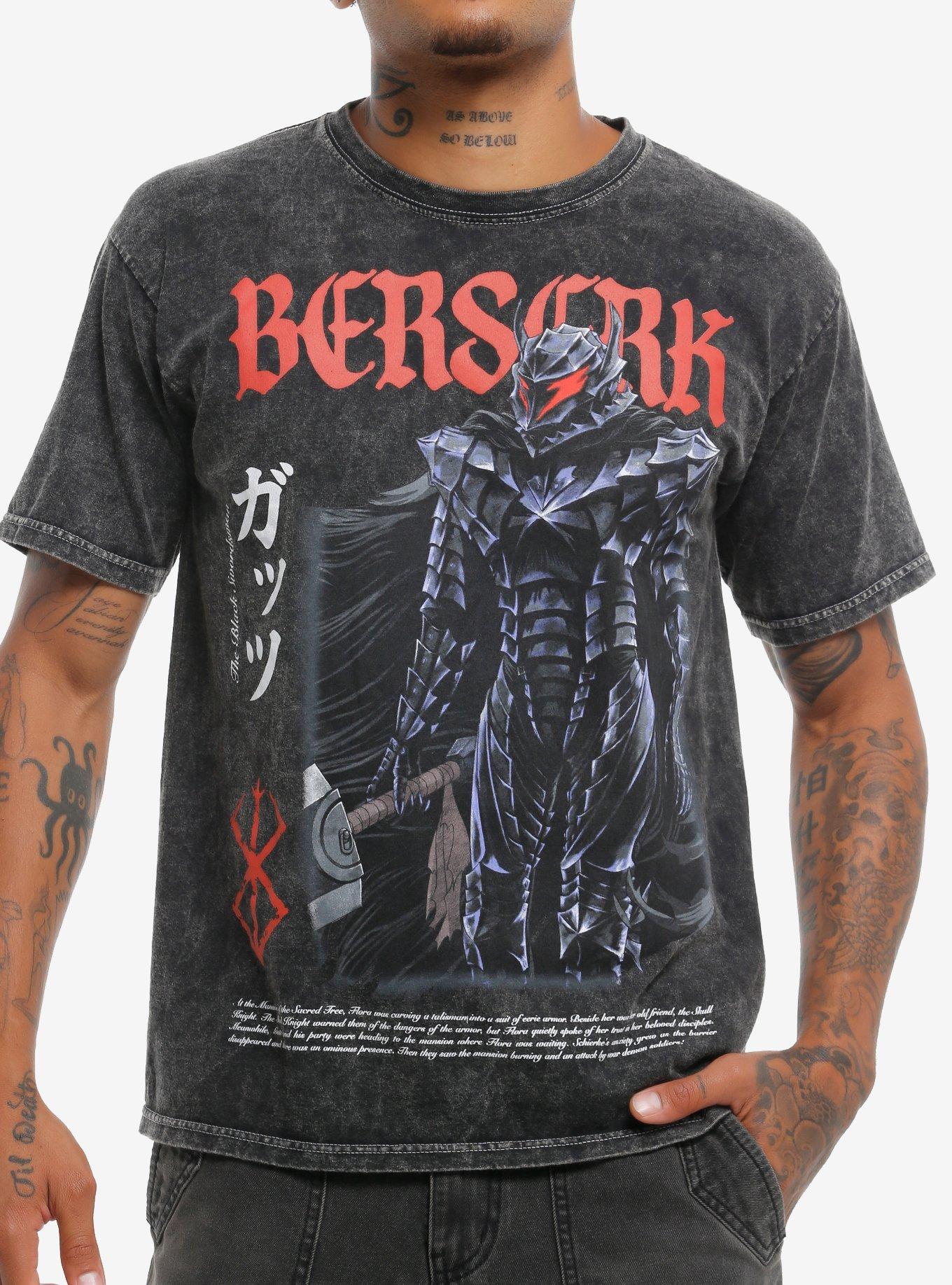 Berserk Berserker Armor Mineral-Wash T-Shirt, , hi-res