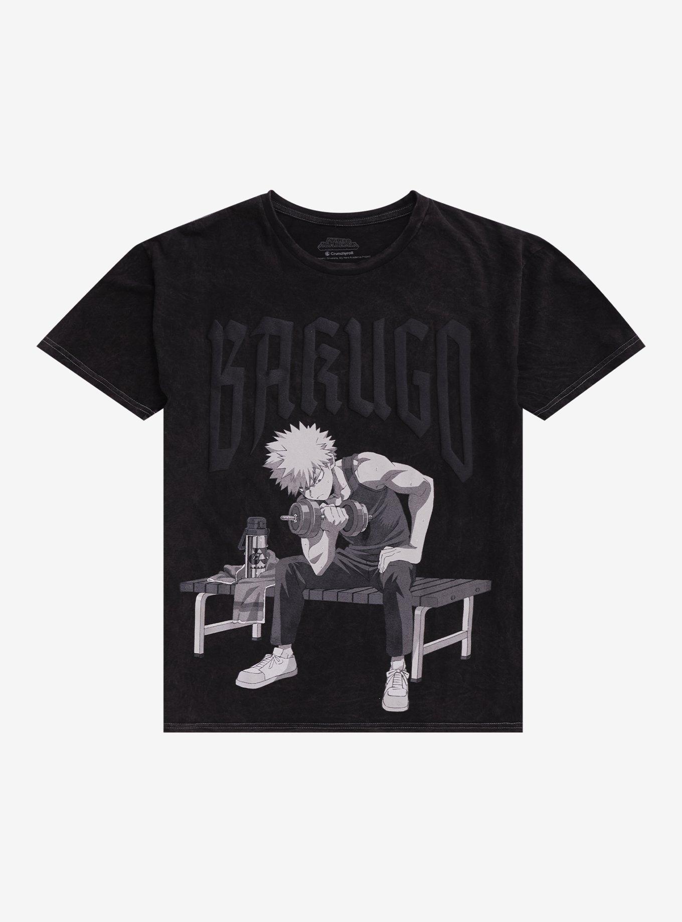 My Hero Academia Bakugo Gym Puff Print T-Shirt, , hi-res