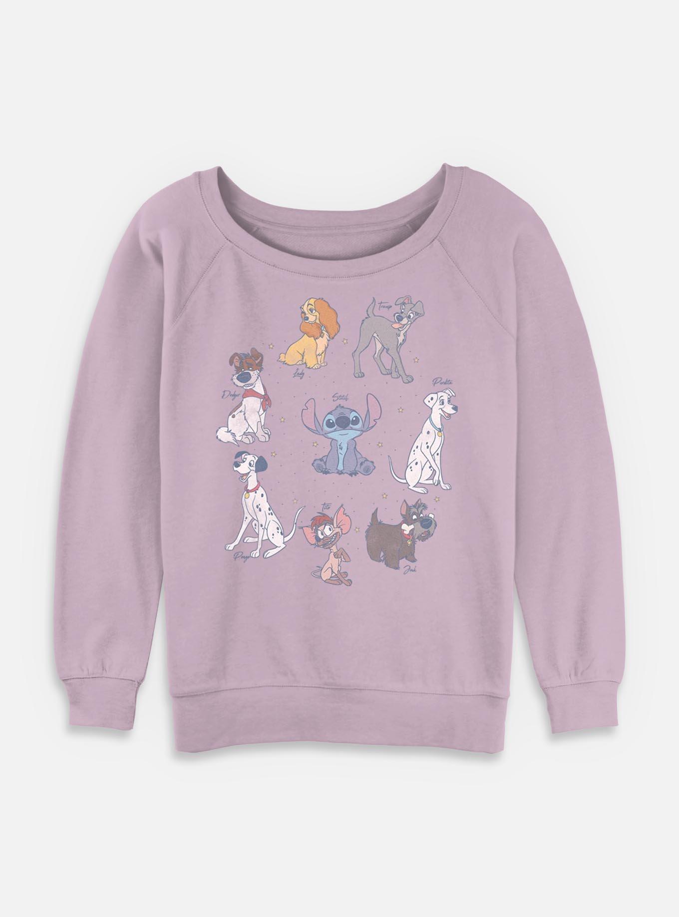 Disney Channel Disney Dogs Womens Slouchy Sweatshirt, , hi-res