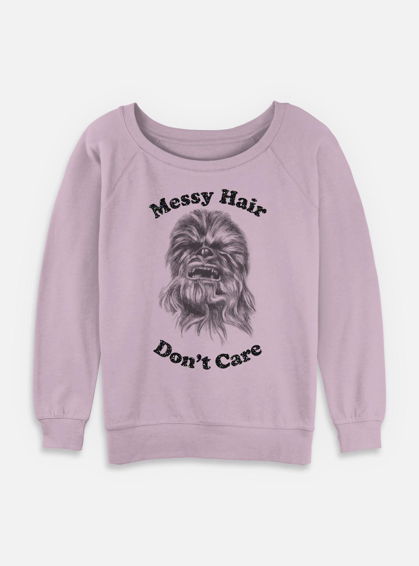 Star Wars Chewie Drawing Womens Slouchy Sweatshirt, , hi-res