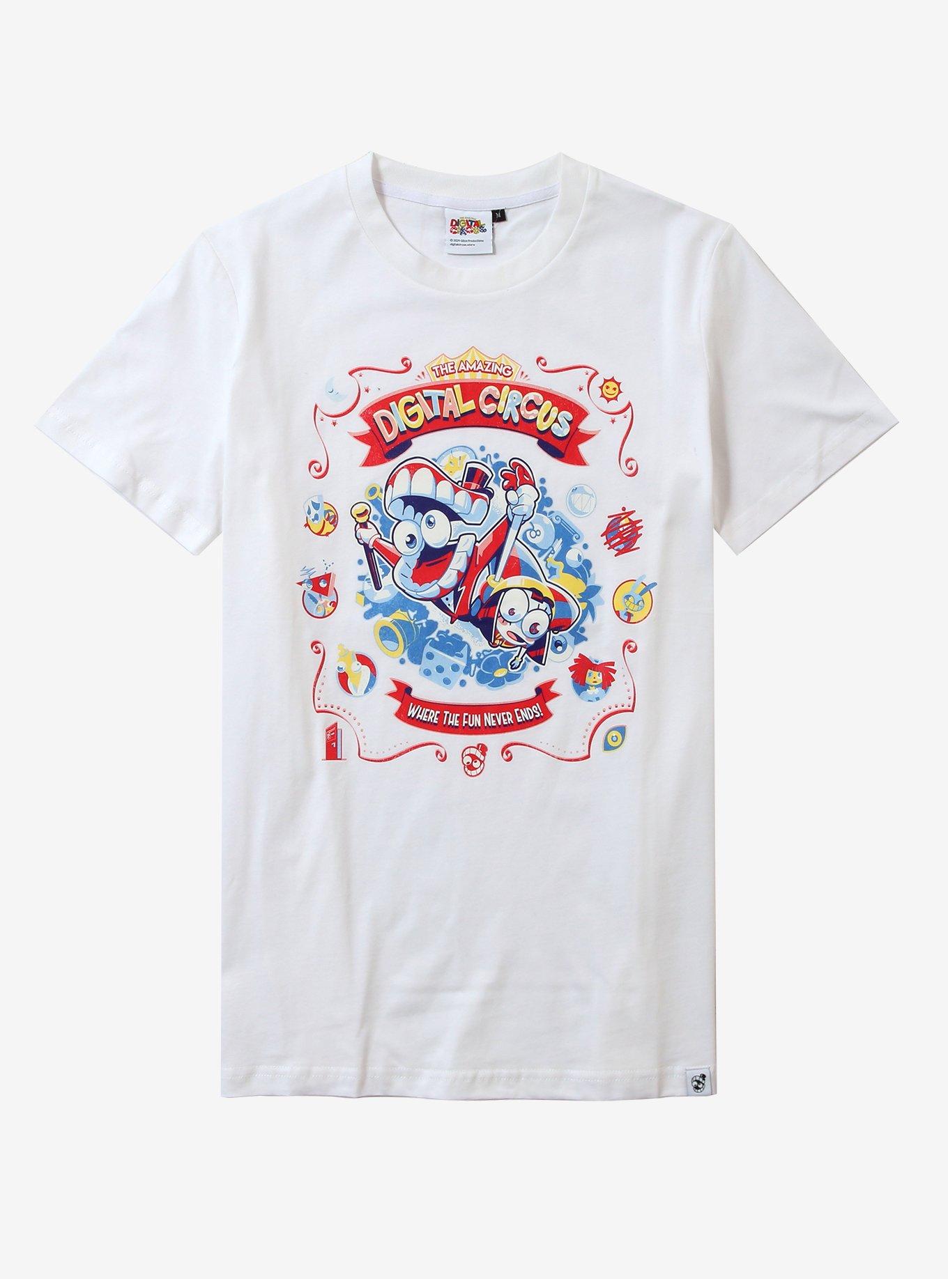 The Amazing Digital Circus Pomni & Caine Girls T-Shirt, , hi-res
