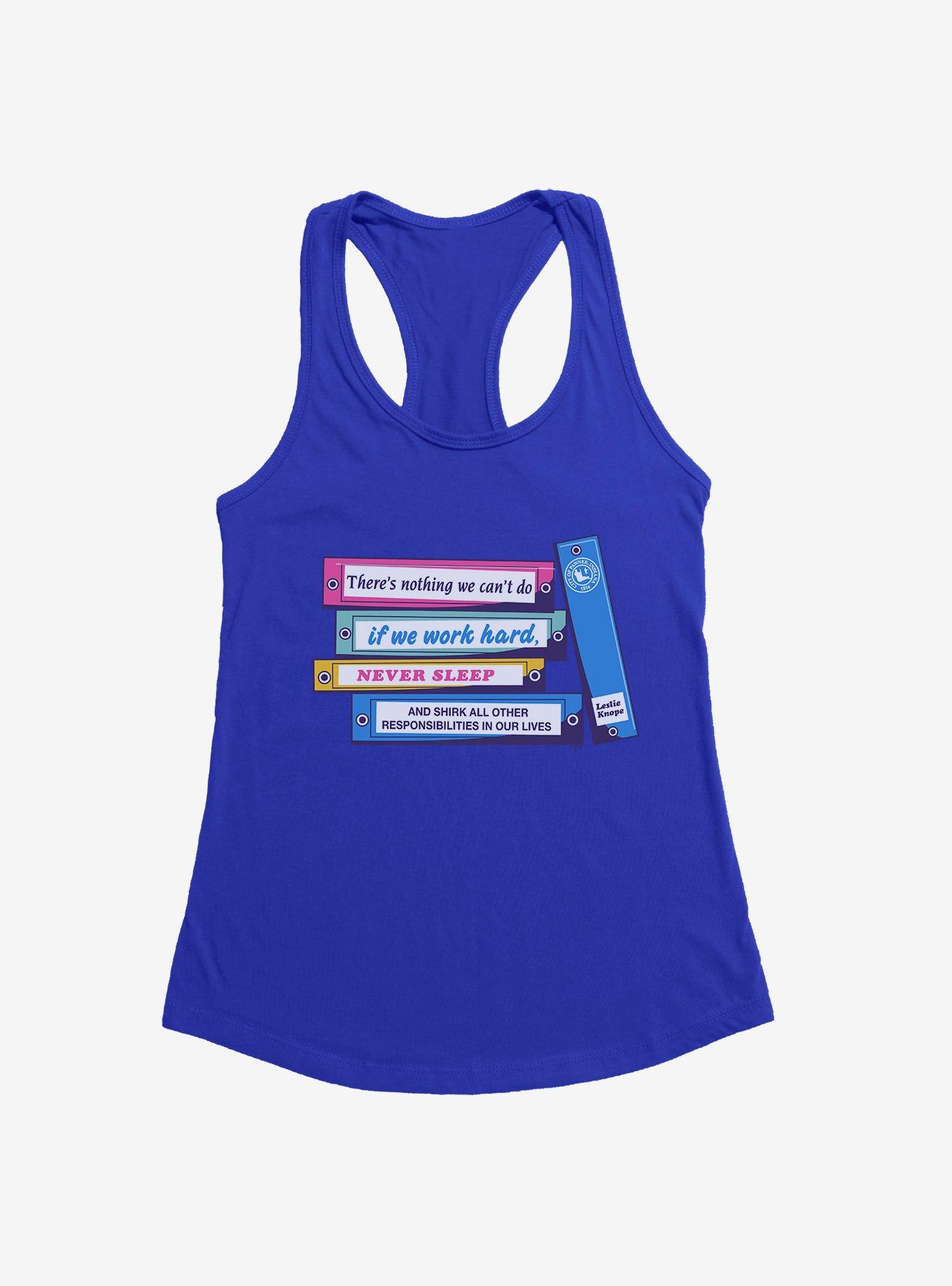 Parks And Recreation Leslie's Binders Womens Tank Top, , hi-res