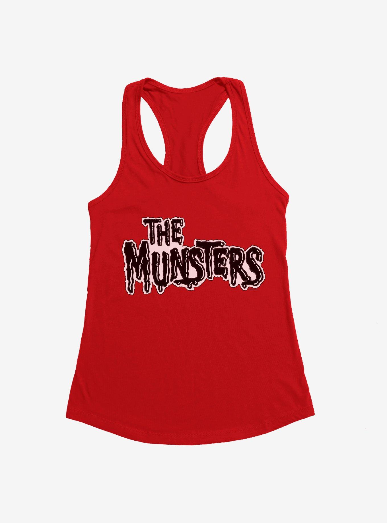 The Munsters Black & White Title Womens Tank Top, , hi-res