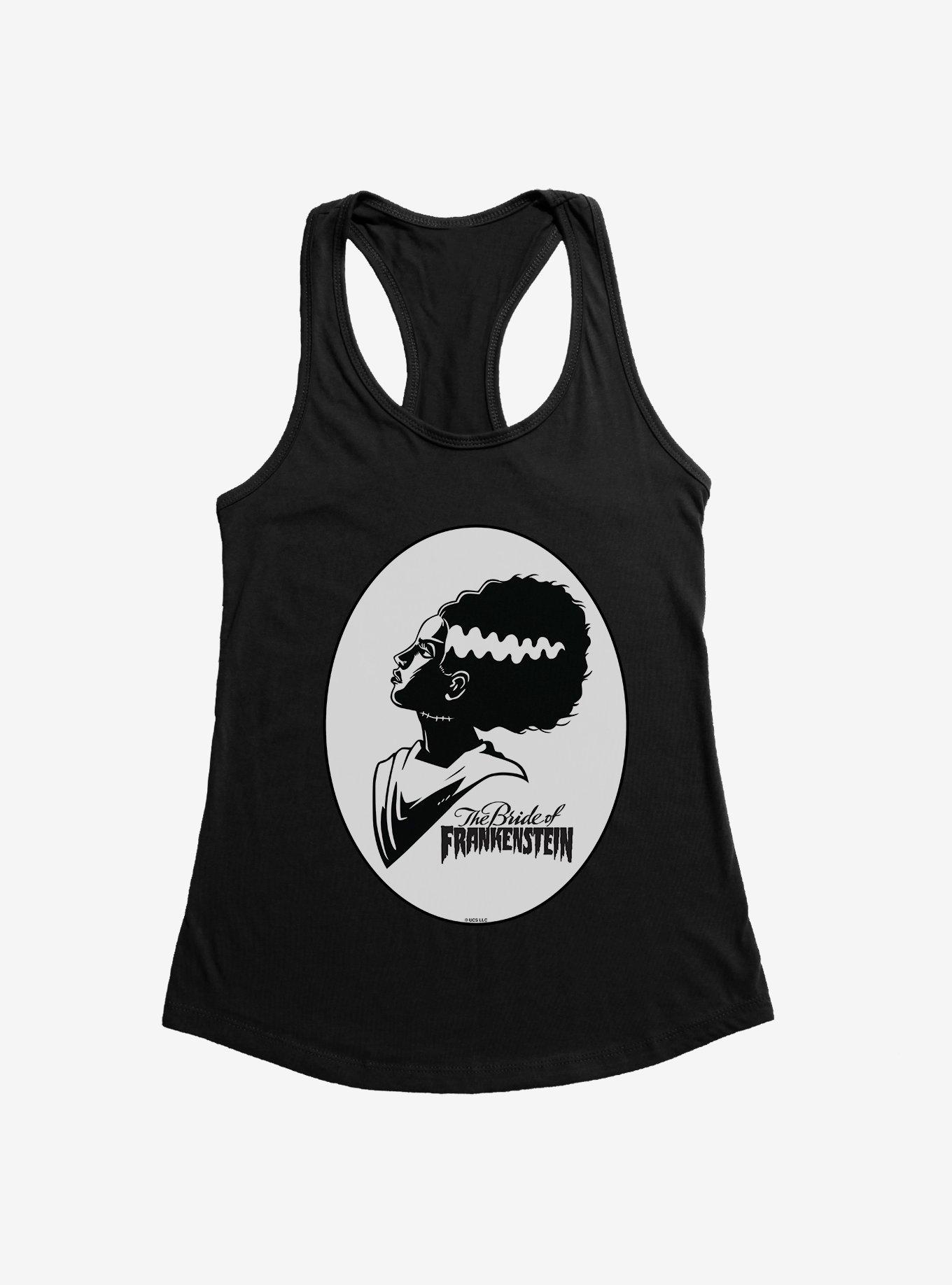 Universal Monsters Bride Of Frankenstein Shadow Portrait Womens Tank Top, , hi-res