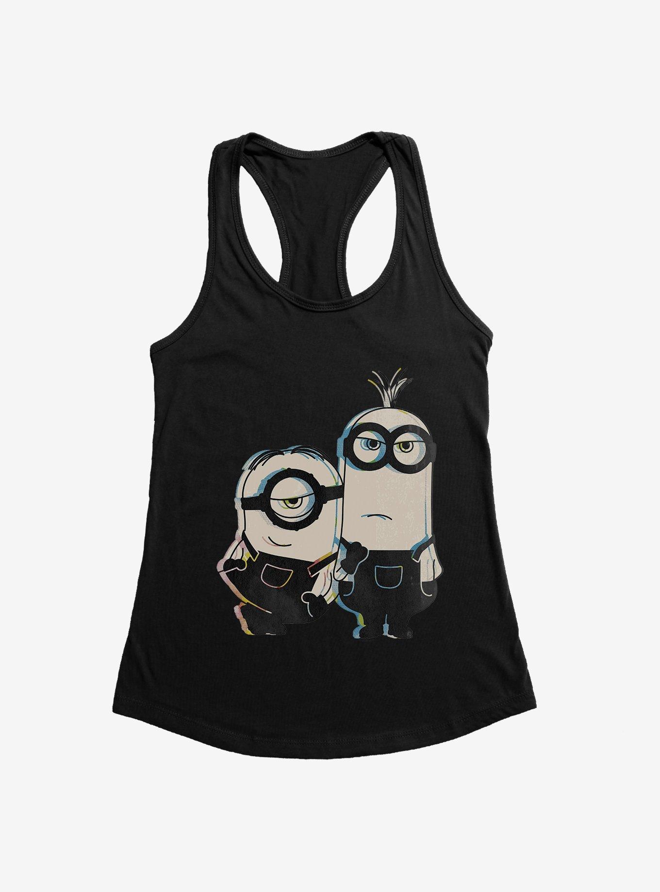 Minions Pose Sketch Art Womens Tank Top, , hi-res