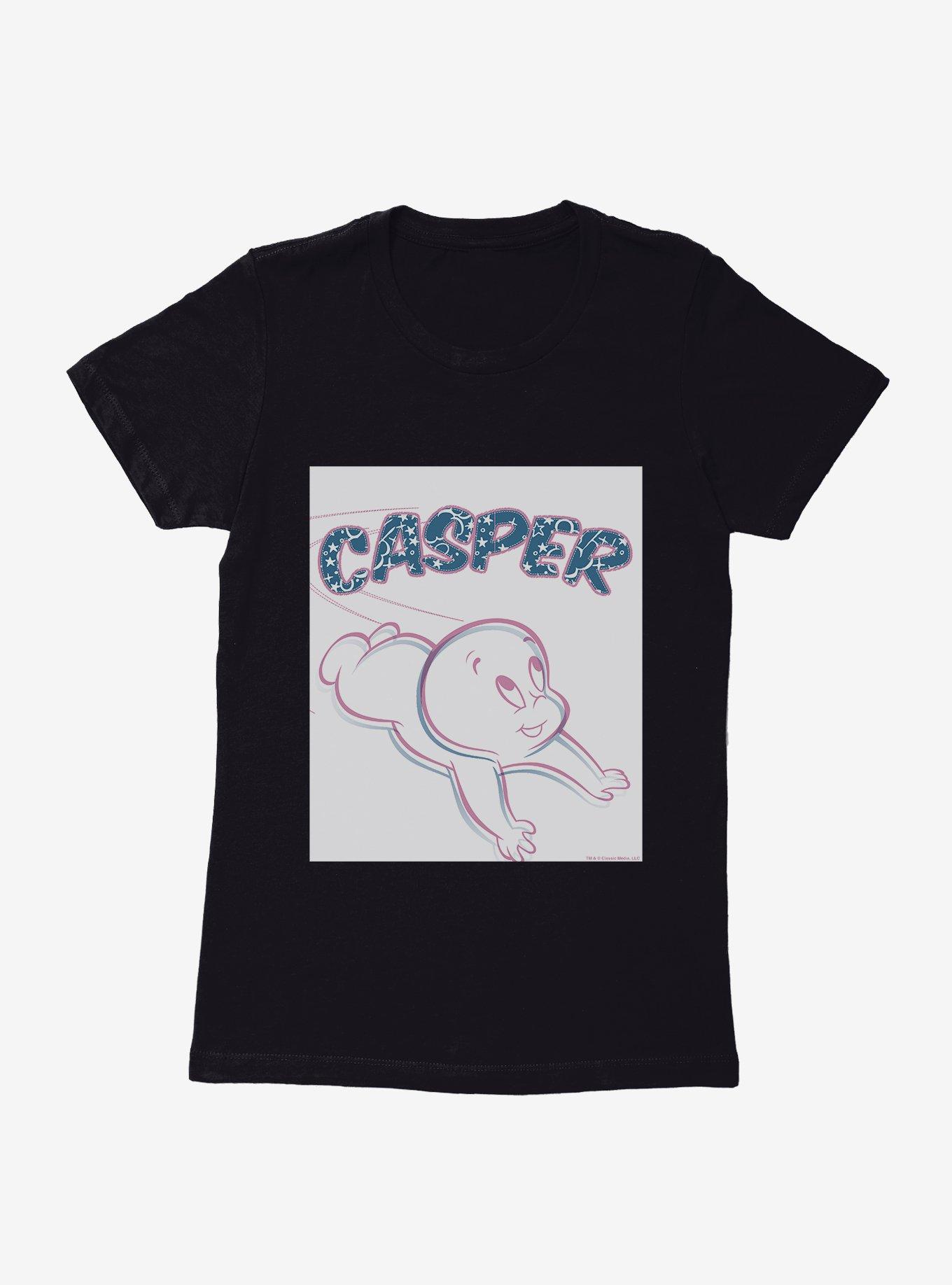 Casper The Friendly Ghost Starry Title Womens T-Shirt, , hi-res