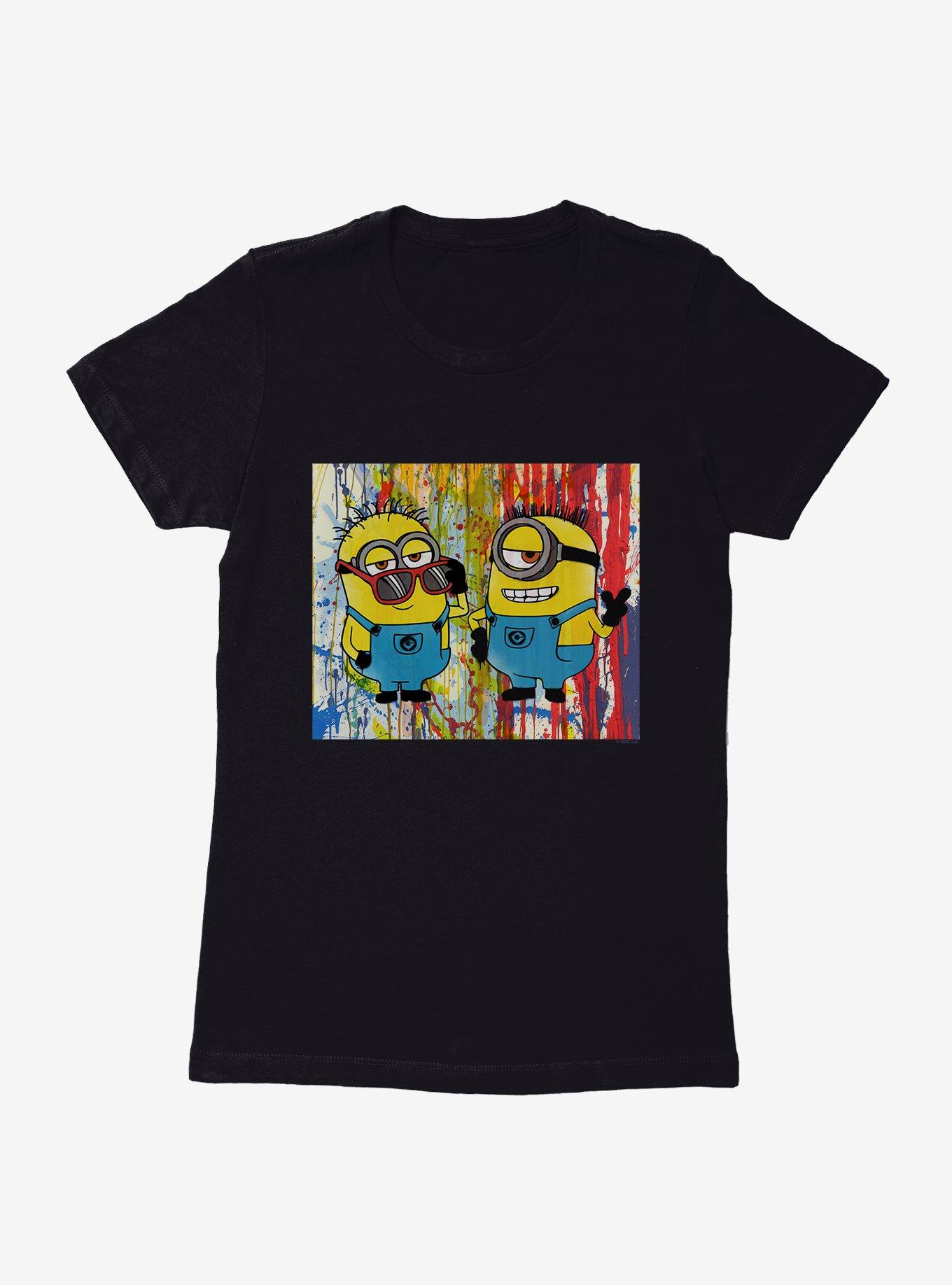 Minions Paint Art Womens T-Shirt, , hi-res