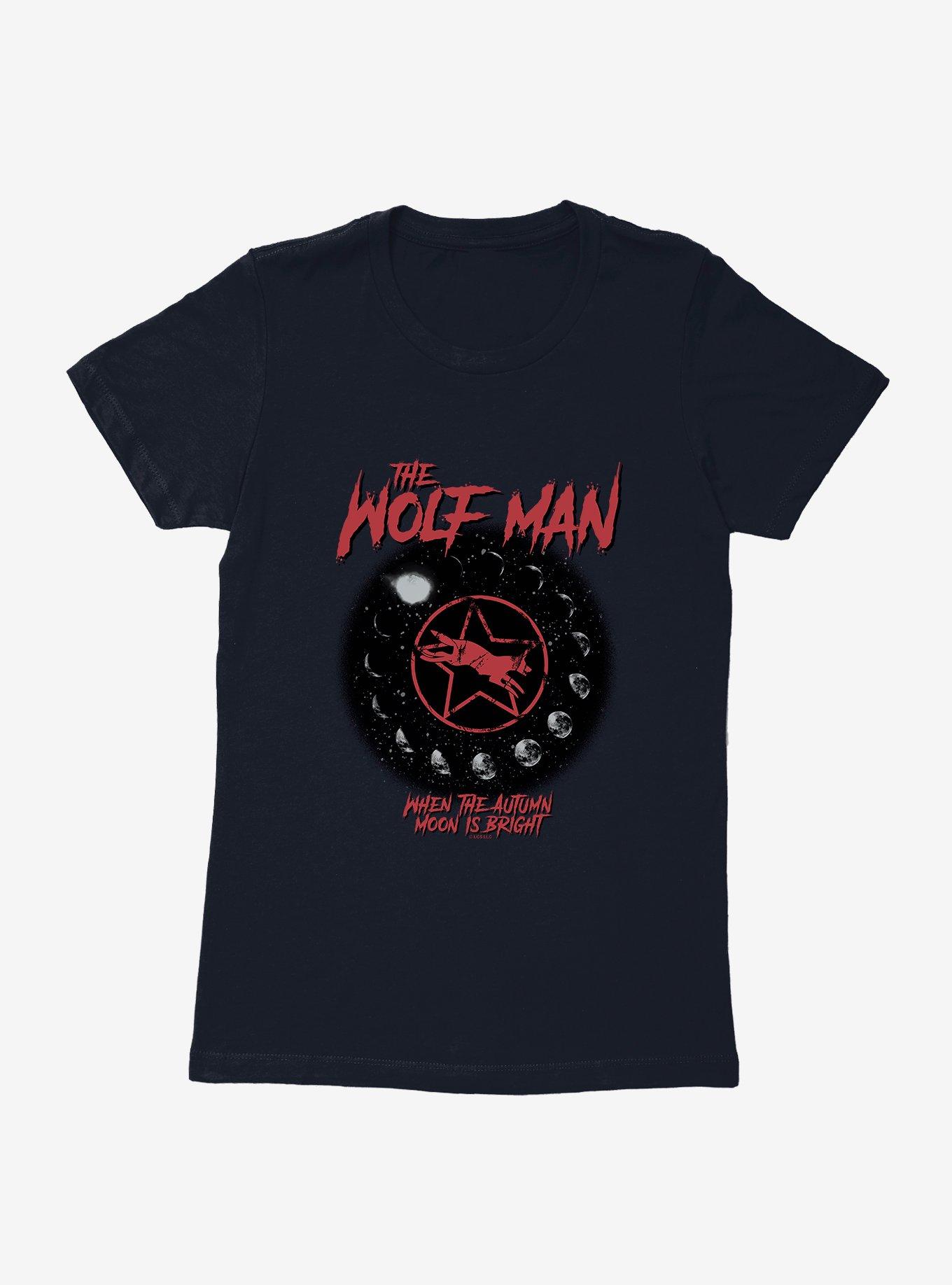 Universal Monsters The Wolf Man Bright Moon Womens T-Shirt, , hi-res