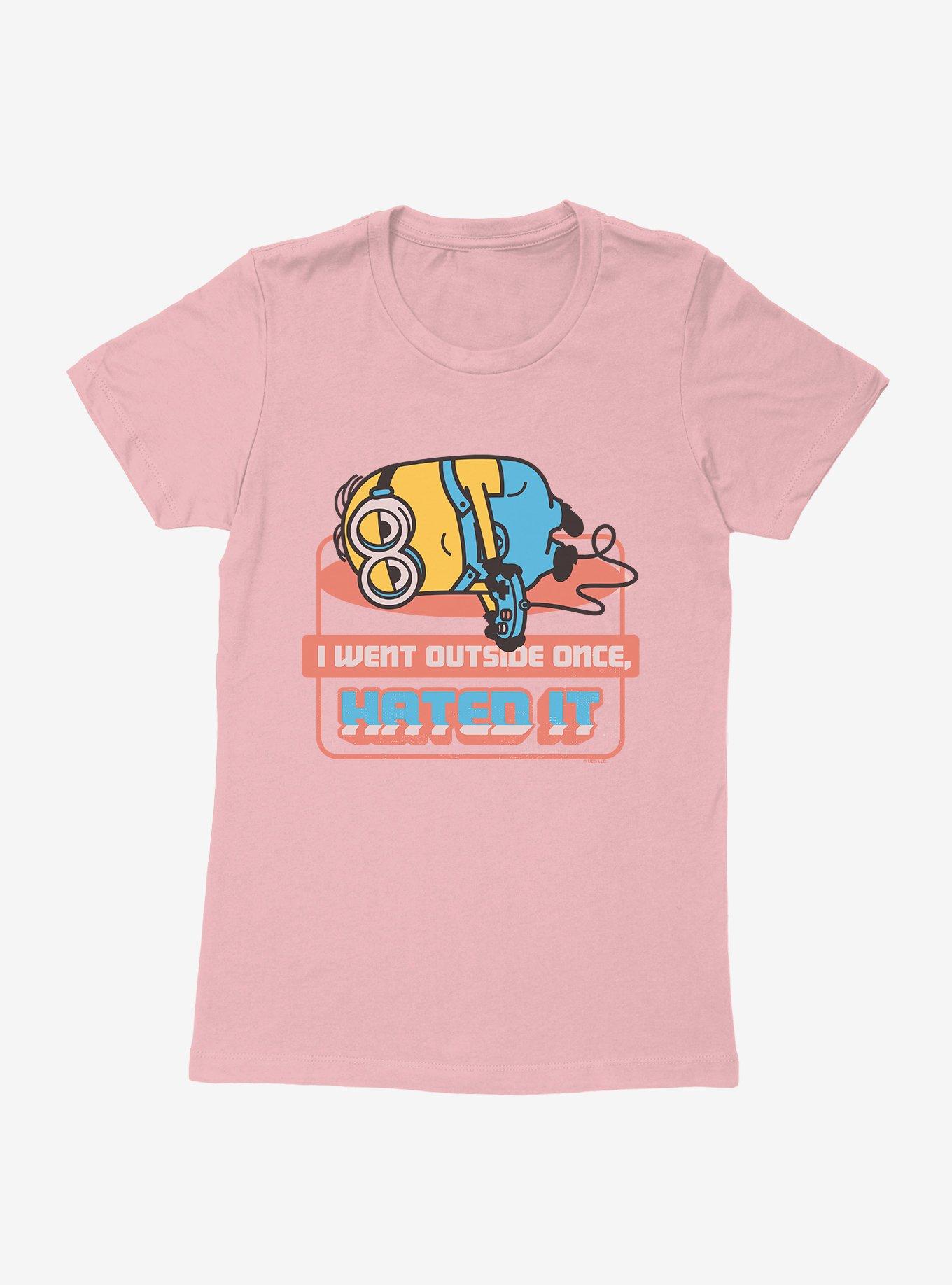 Minions Stay Inside Womens T-Shirt, , hi-res