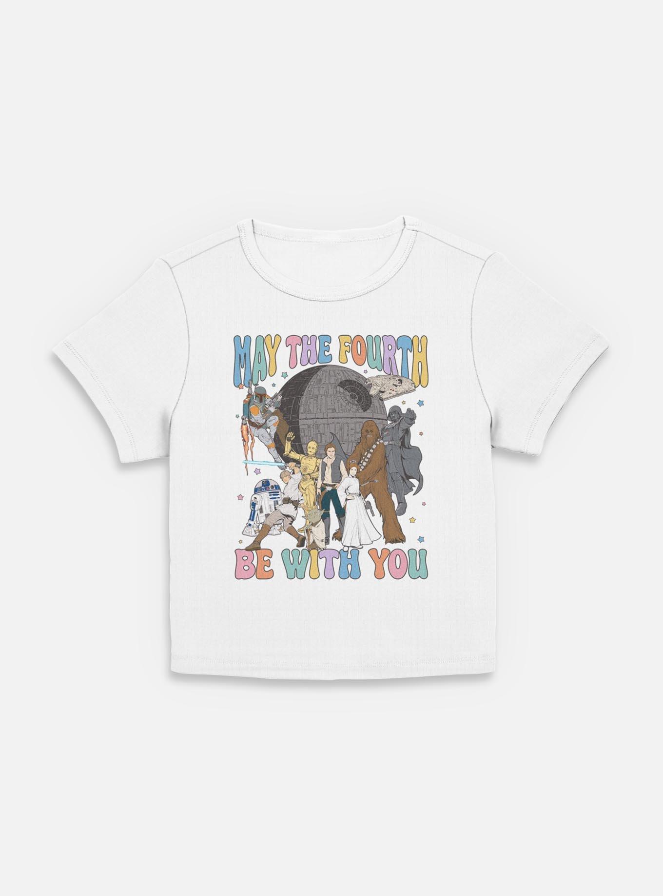 Star Wars A New Hope May The Fourth Be With You Womens Baby T-Shirt