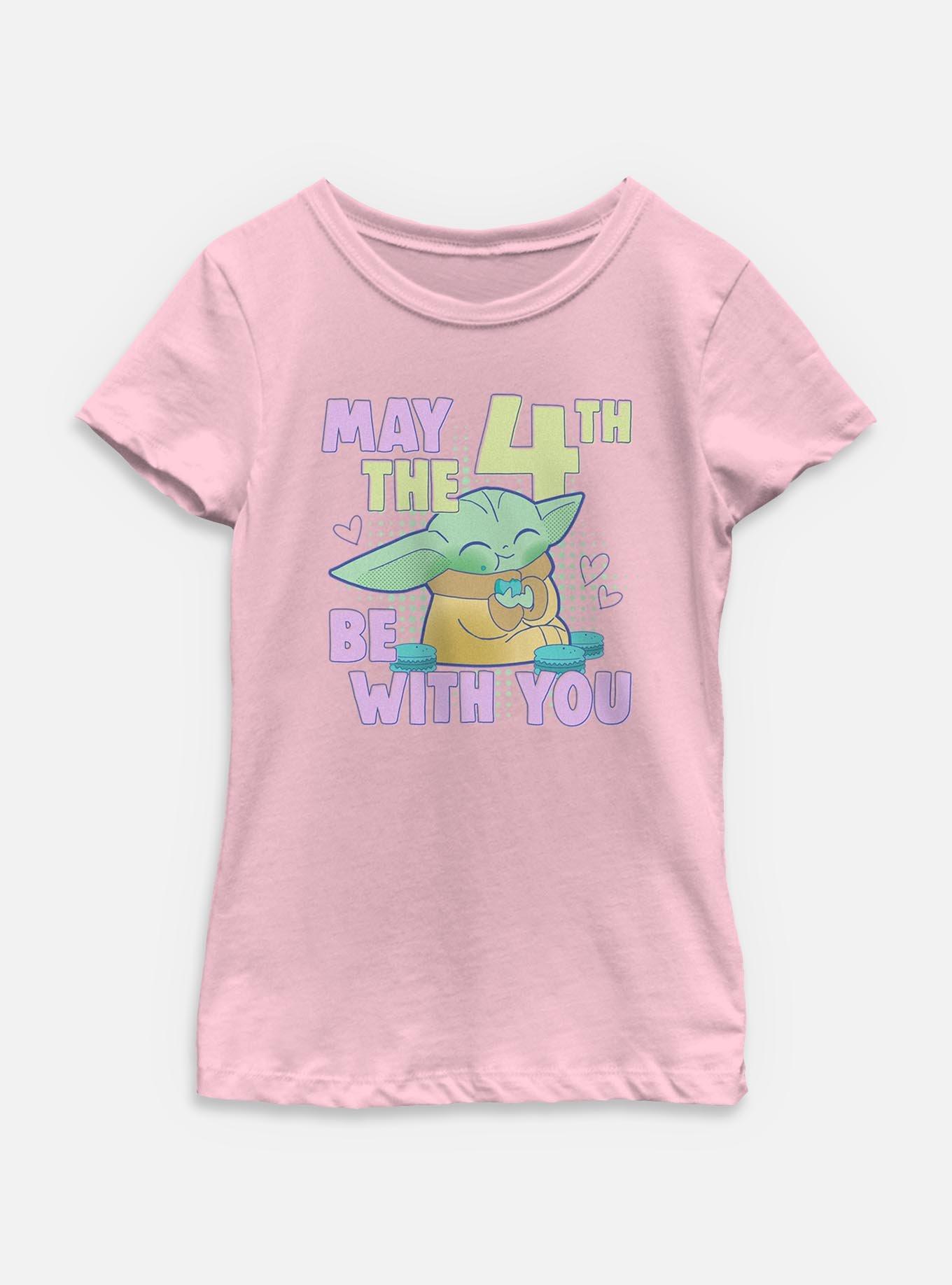 Star Wars The Mandalorian May The 4th Grogu Youth Girls T-Shirt, , hi-res