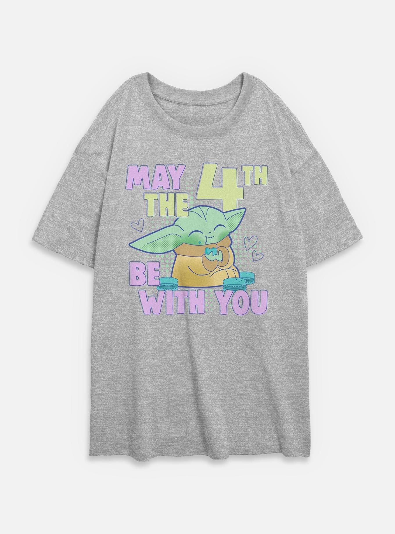 Star Wars The Mandalorian May The 4th Grogu Womens Oversized T-Shirt, , hi-res