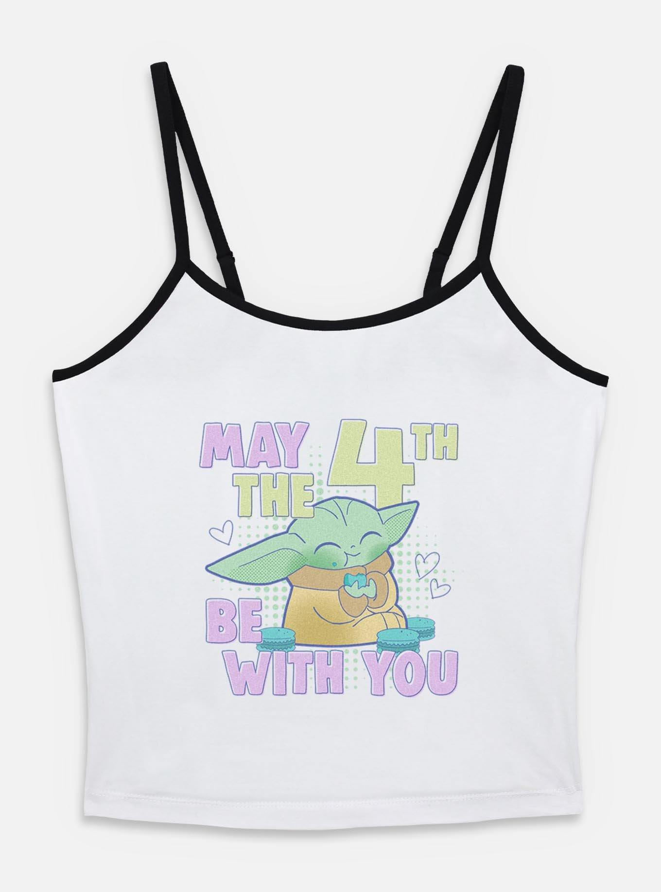 Star Wars The Mandalorian May The 4th Grogu Womens Cami Tank Top, , hi-res