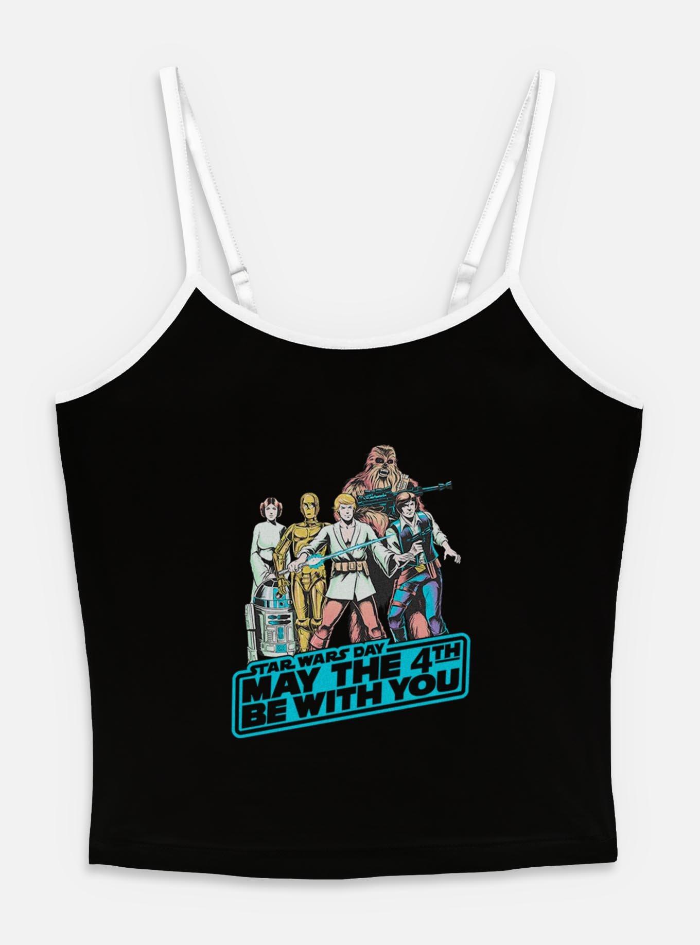 Star Wars May The 4th Group Womens Cami Tank Top