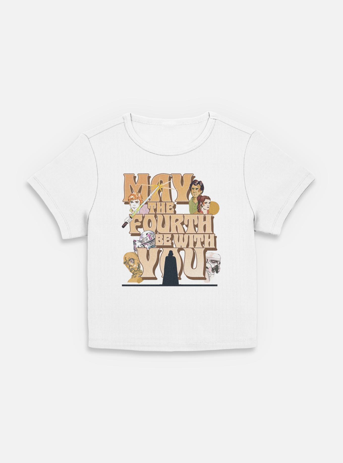 Star Wars May The Fourth Be With You Womens Baby T-Shirt