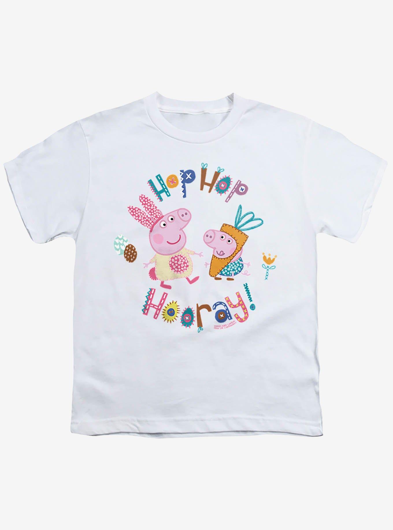 Peppa Pig Easter Hop Hop Hooray Youth Short Sleeve T-Shirt, , hi-res