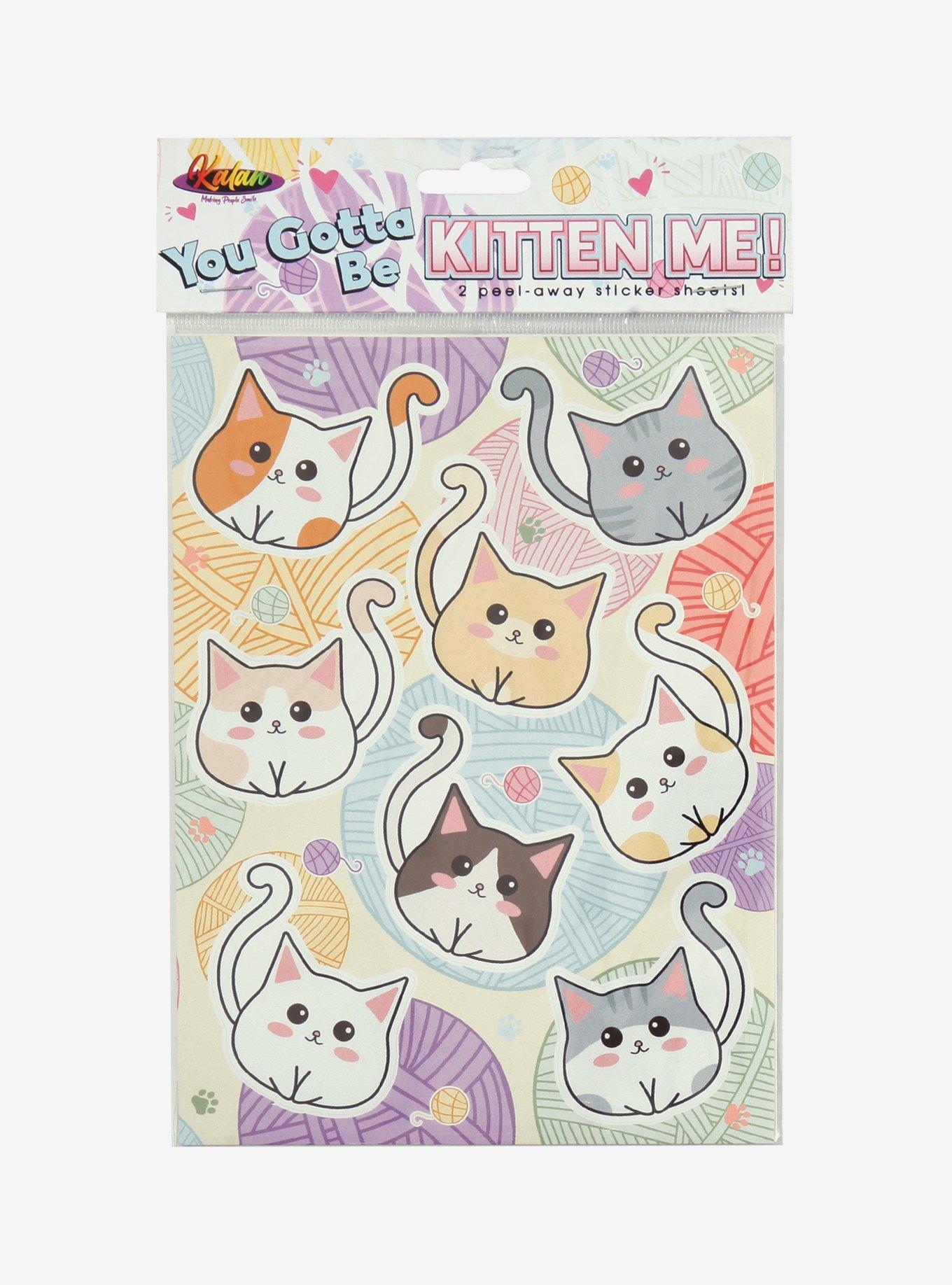 Kalan You Gotta Be Kitten Me Sticker Sheet, , hi-res