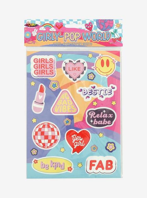 Kalan Girly-Pop World Sticker Sheet | Hot Topic