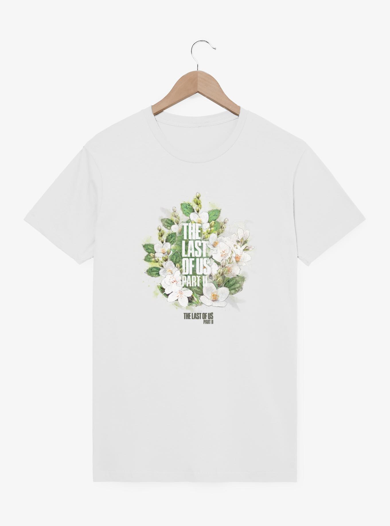 The Last Of Us Part II Floral Logo T-Shirt, WHITE, hi-res