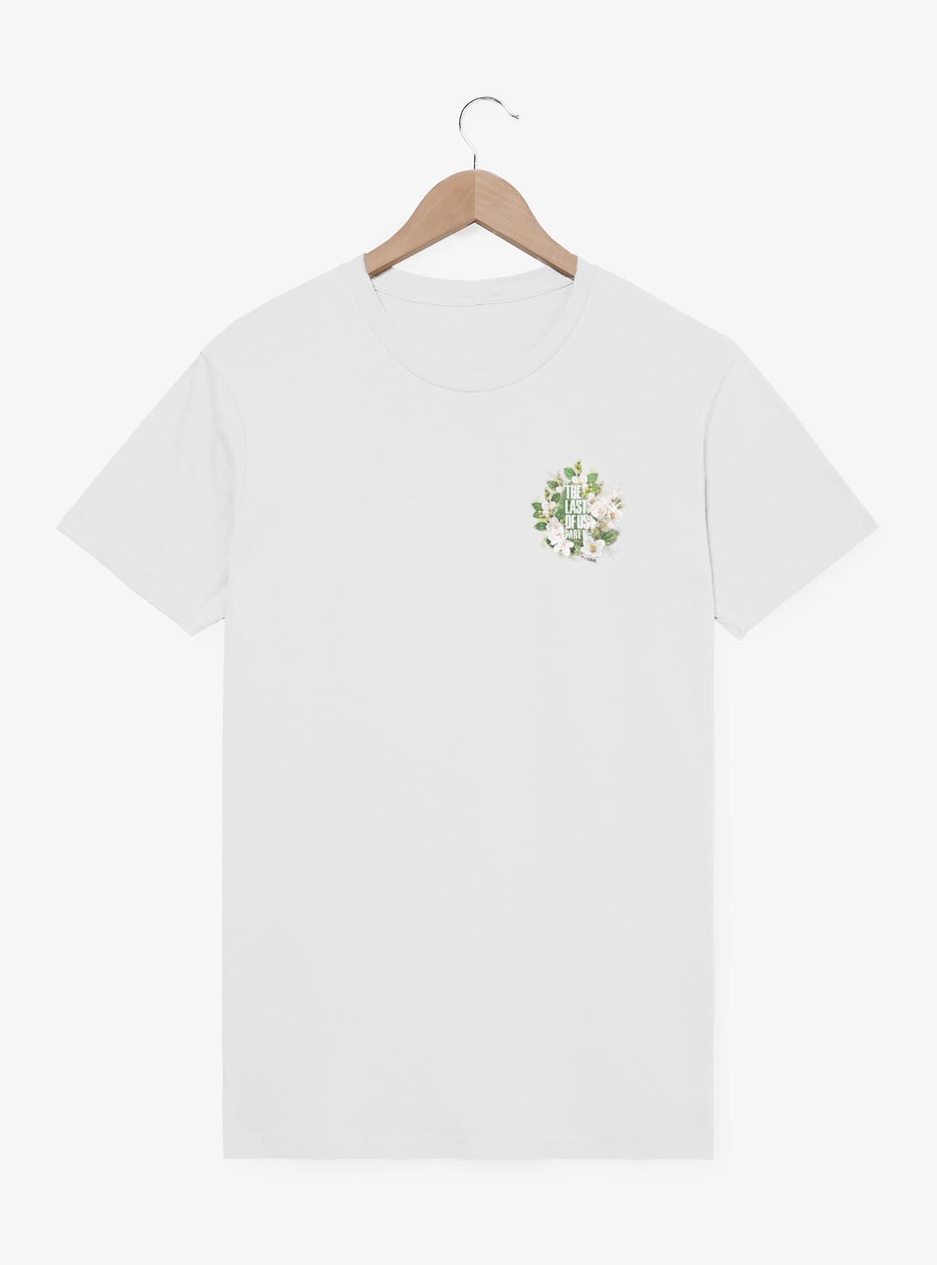 The Last Of Us Part II Floral Logo T-Shirt, WHITE, hi-res