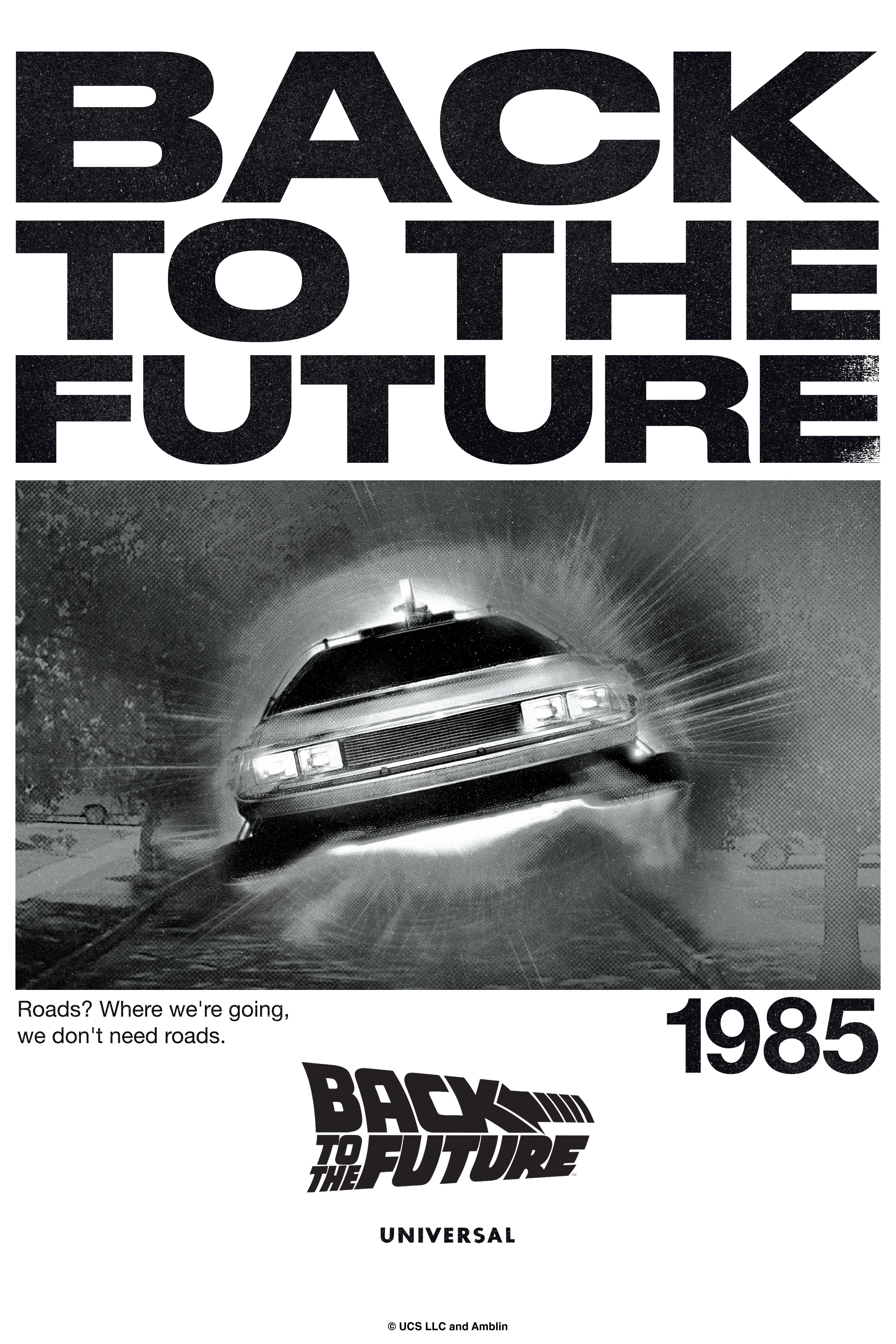 Back To The Future Where We're Going, We Don't Need No Roads Poster, , hi-res