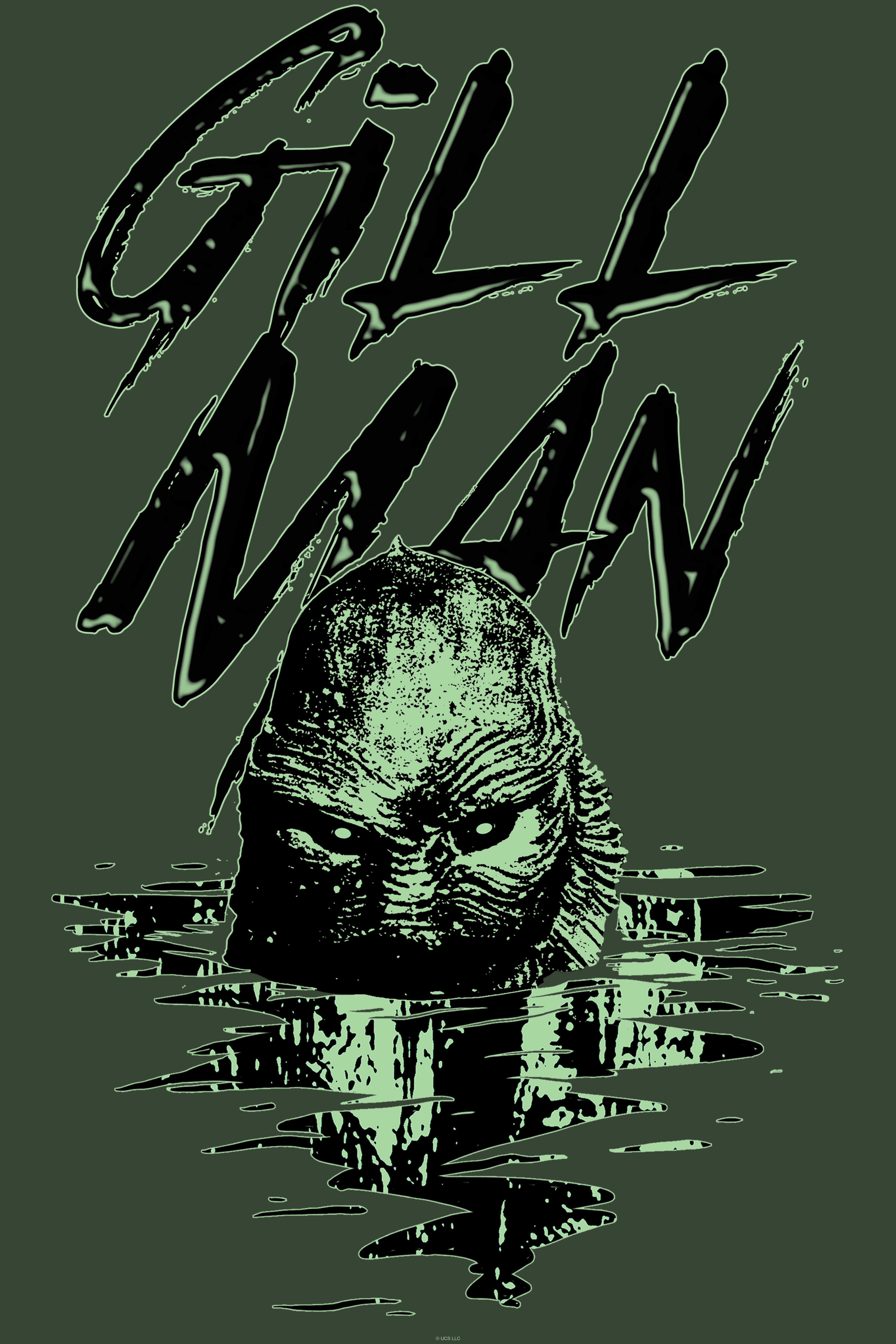 Universal Monsters Creature From The Black Lagoon Gill Man Poster