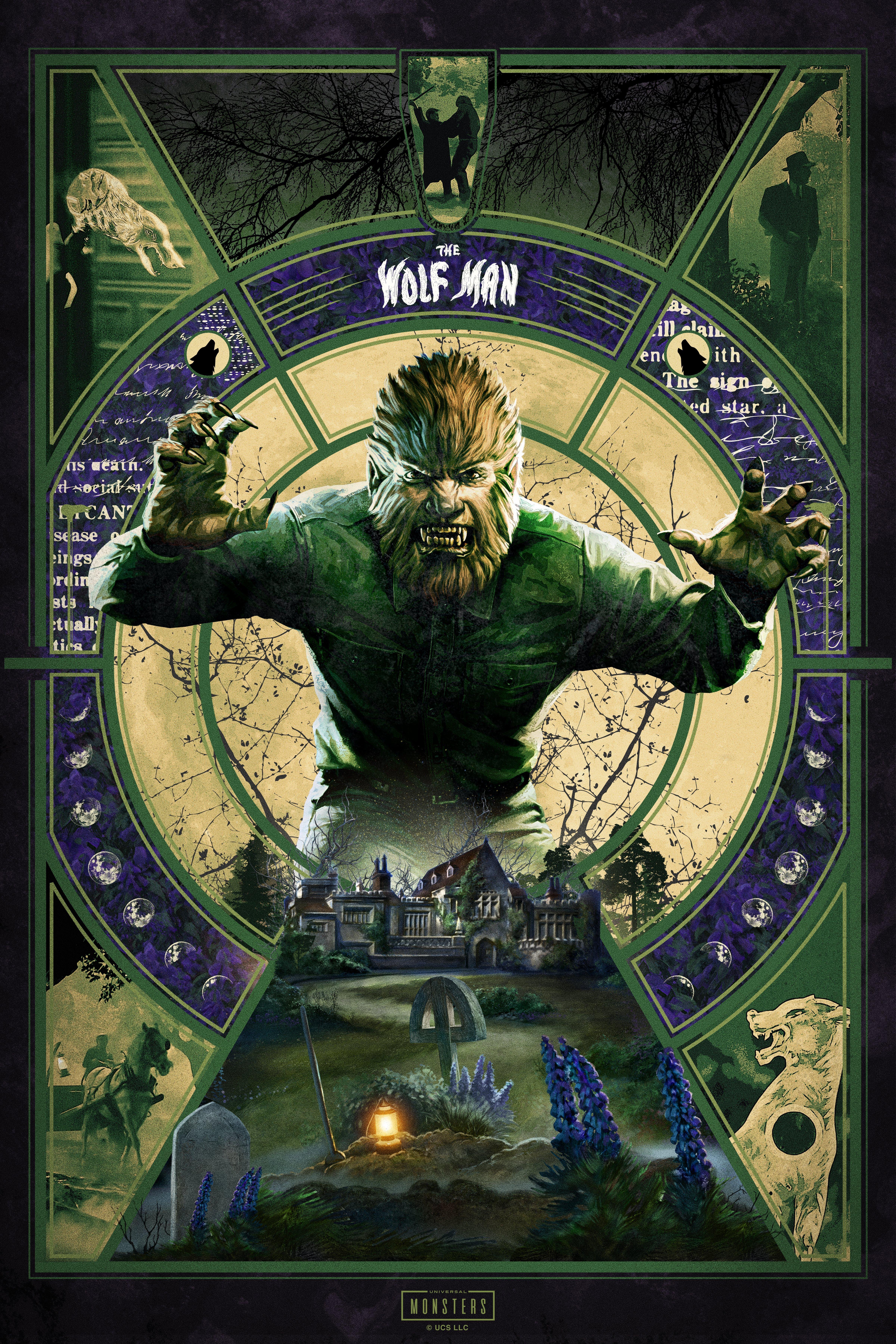 Universal Monsters The Wolfman Movie Poster, , hi-res