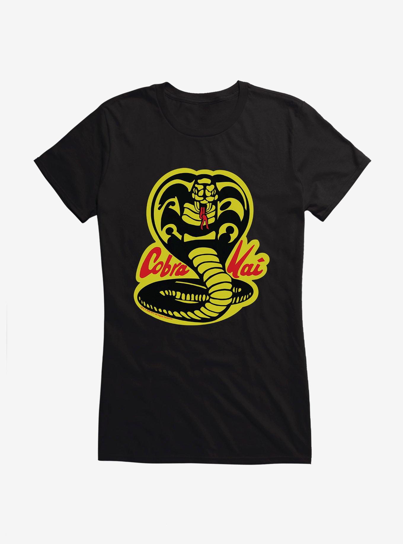 Cobra Kai Classic Logo Girls T-Shirt, BLACK, hi-res