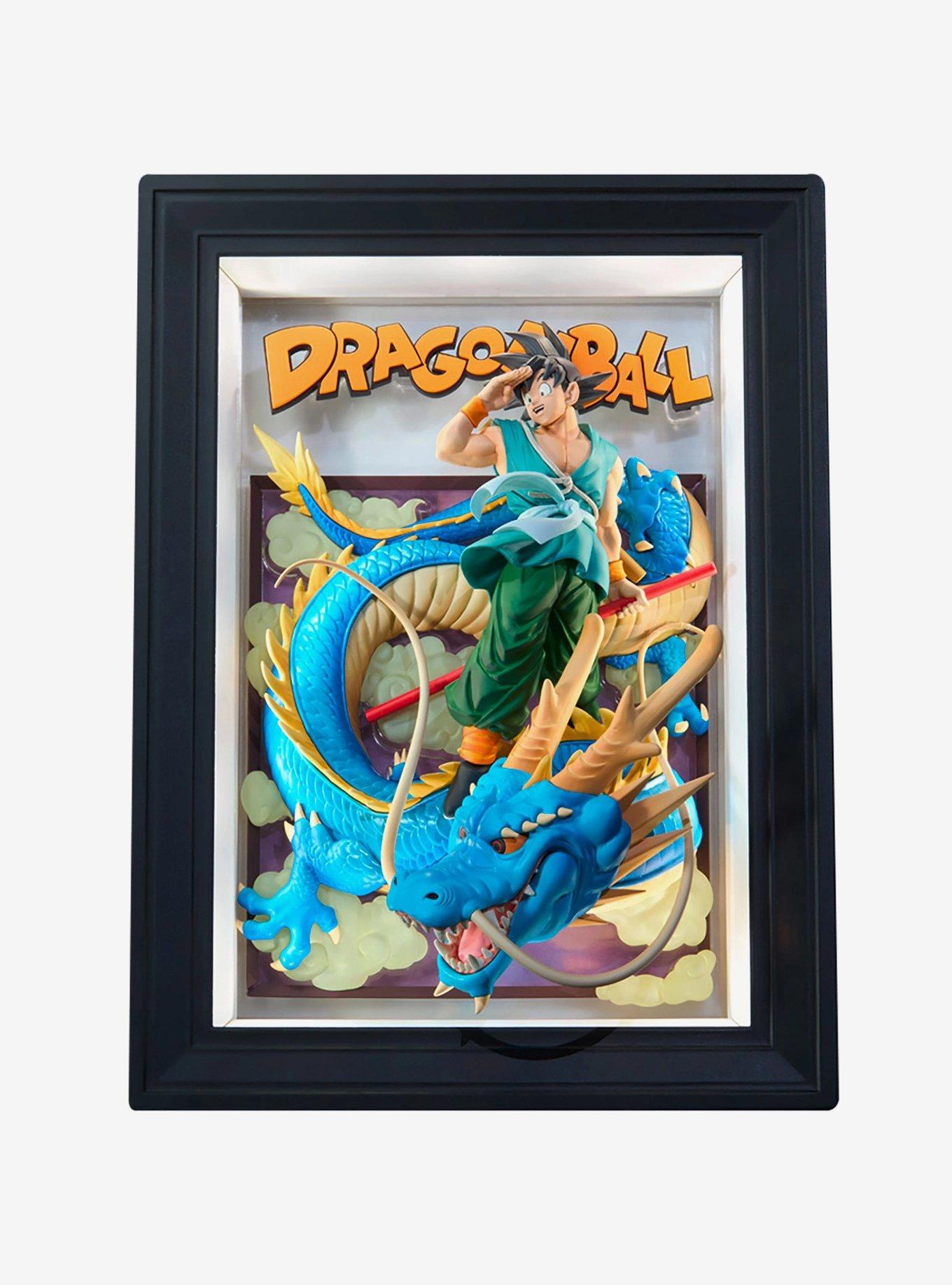 Bandai Namco Dragon Ball Tamashii Art Goku & Dragon 3D Light-Up Wall Art, , hi-res