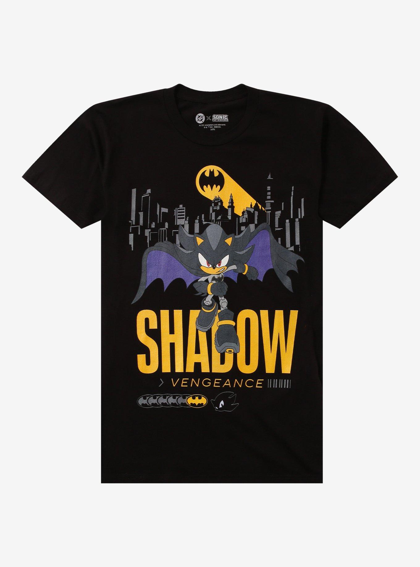 DC Comics Batman x Sonic the Hedgehog Shadow T-Shirt, , hi-res