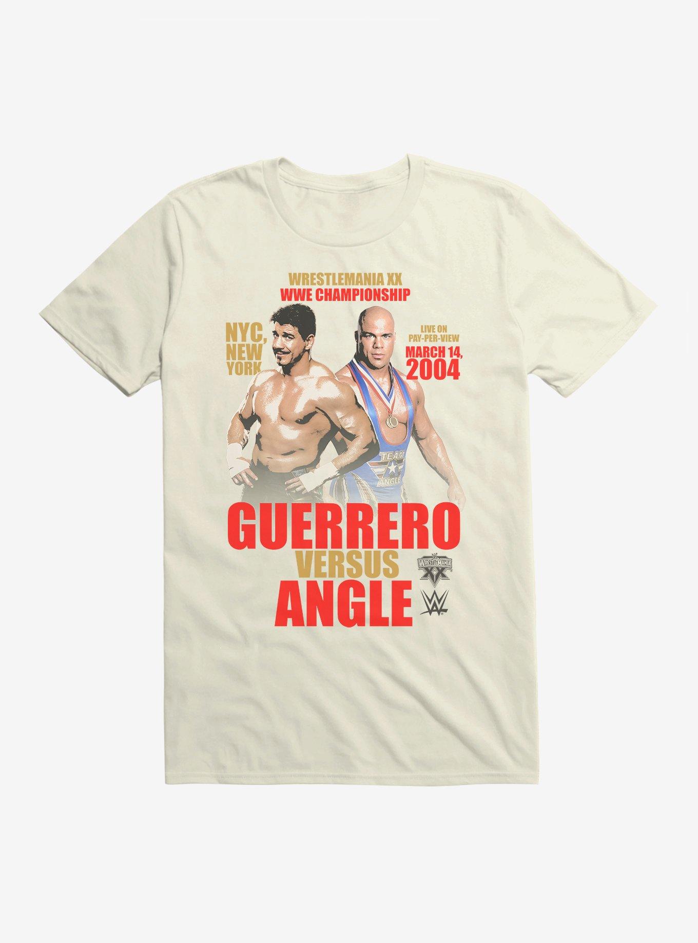 WWE Eddie Guerrero Vs Kurt Angle T-Shirt - BEIGETAN | Hot Topic