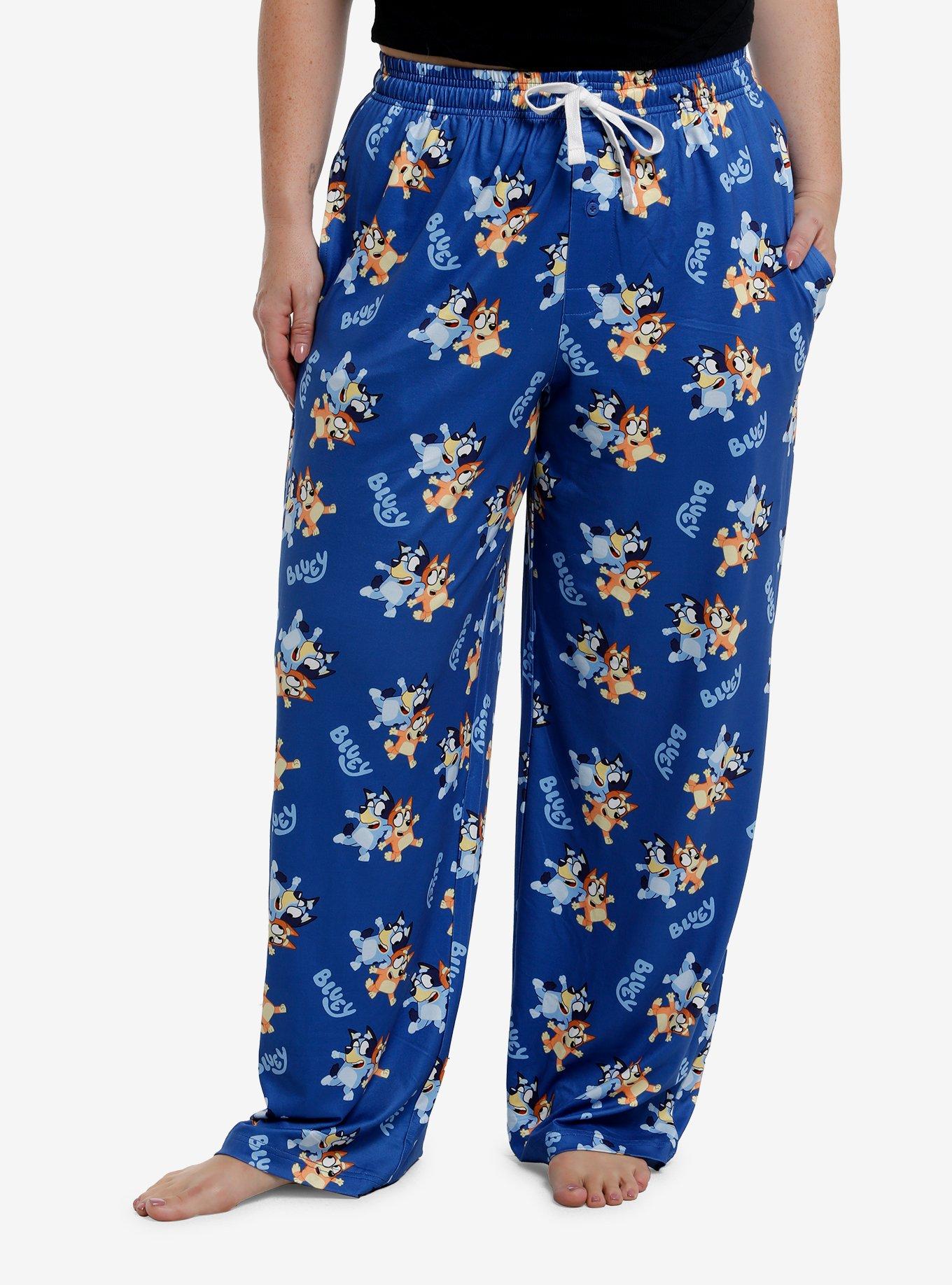 Bluey Bingo Sisters Pajama Pants Plus Size, , hi-res