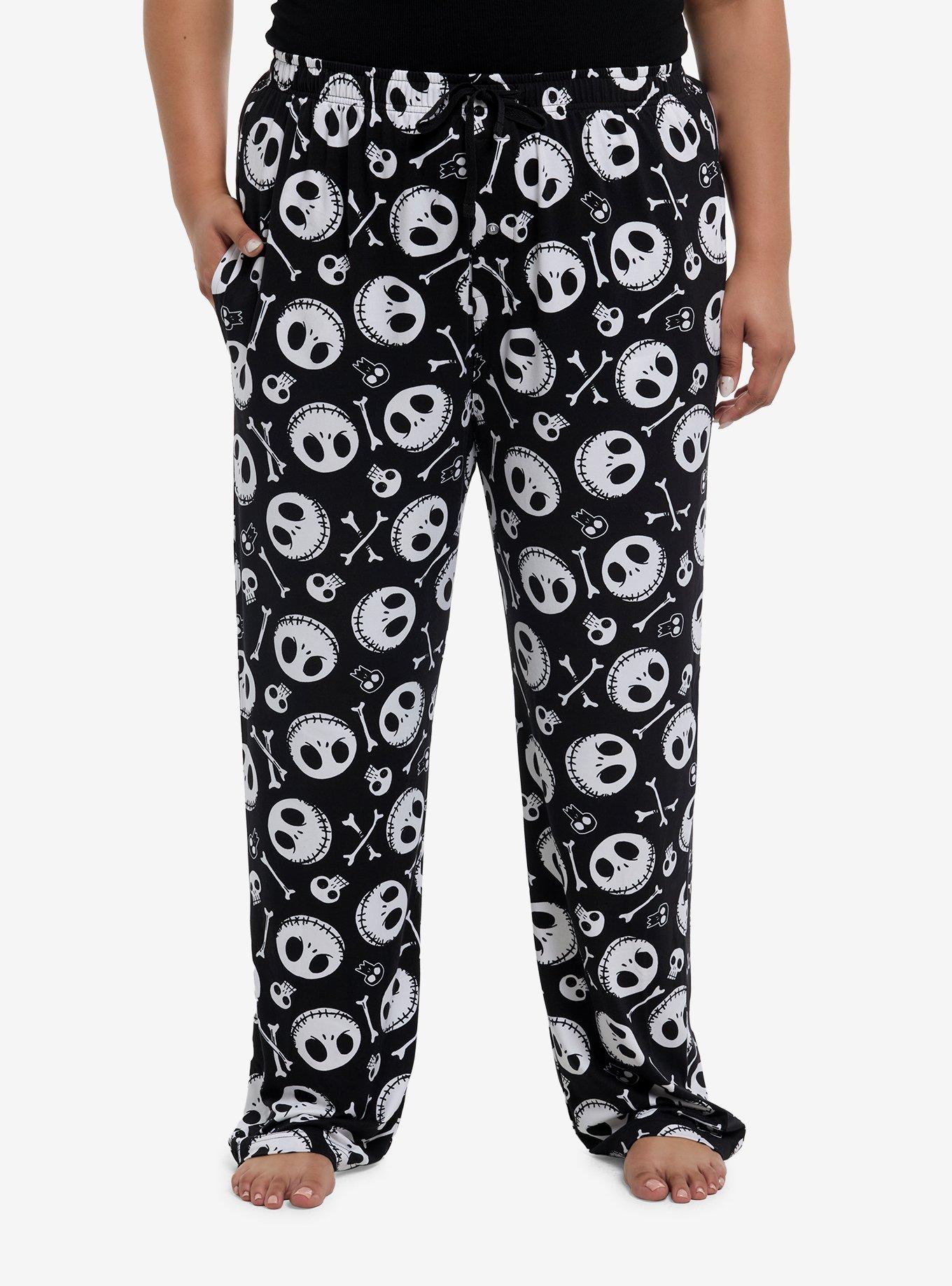 The Nightmare Before Christmas Jack Bones Pajama Pants Plus Size, , hi-res
