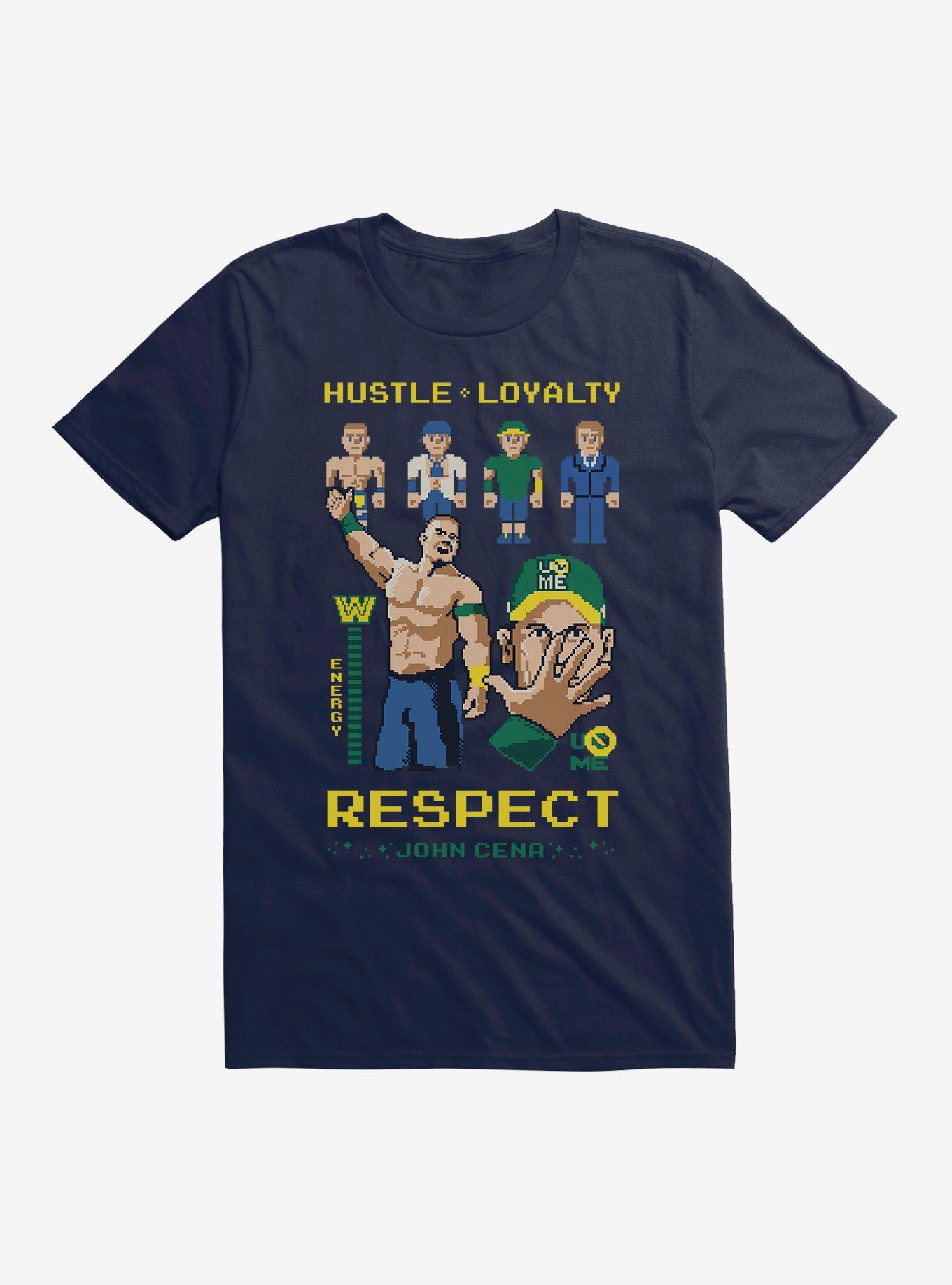 WWE John Cena Hustle Loyalty Respect T-Shirt - BLUE | BoxLunch