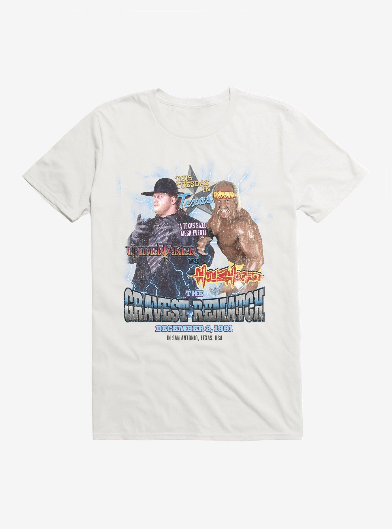 WWE Undertaker Vs Hulk Hogan The Gravest Rematch T-Shirt, , hi-res
