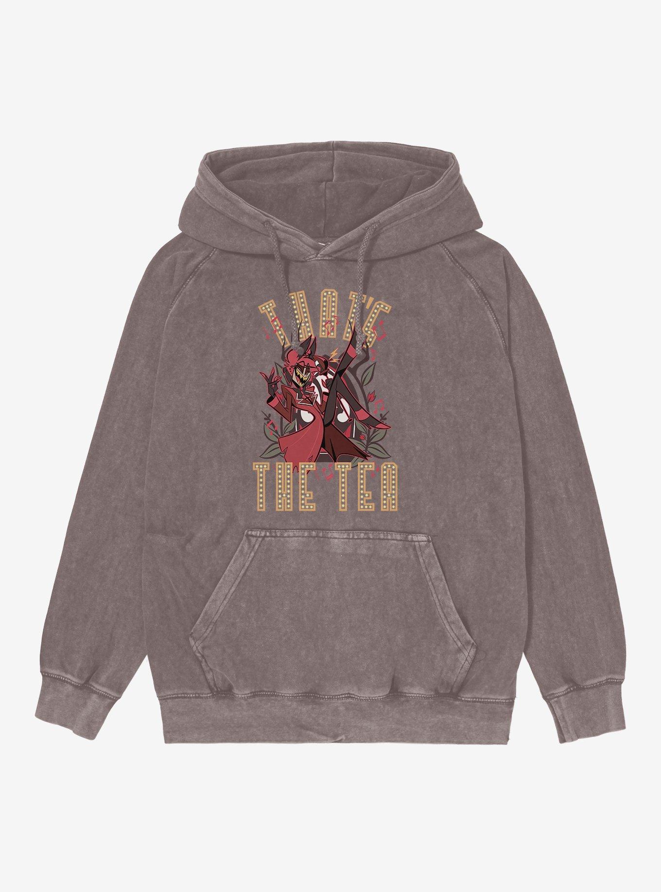Hazbin Hotel Alastor That's The Tea Mineral Wash Hoodie, , hi-res