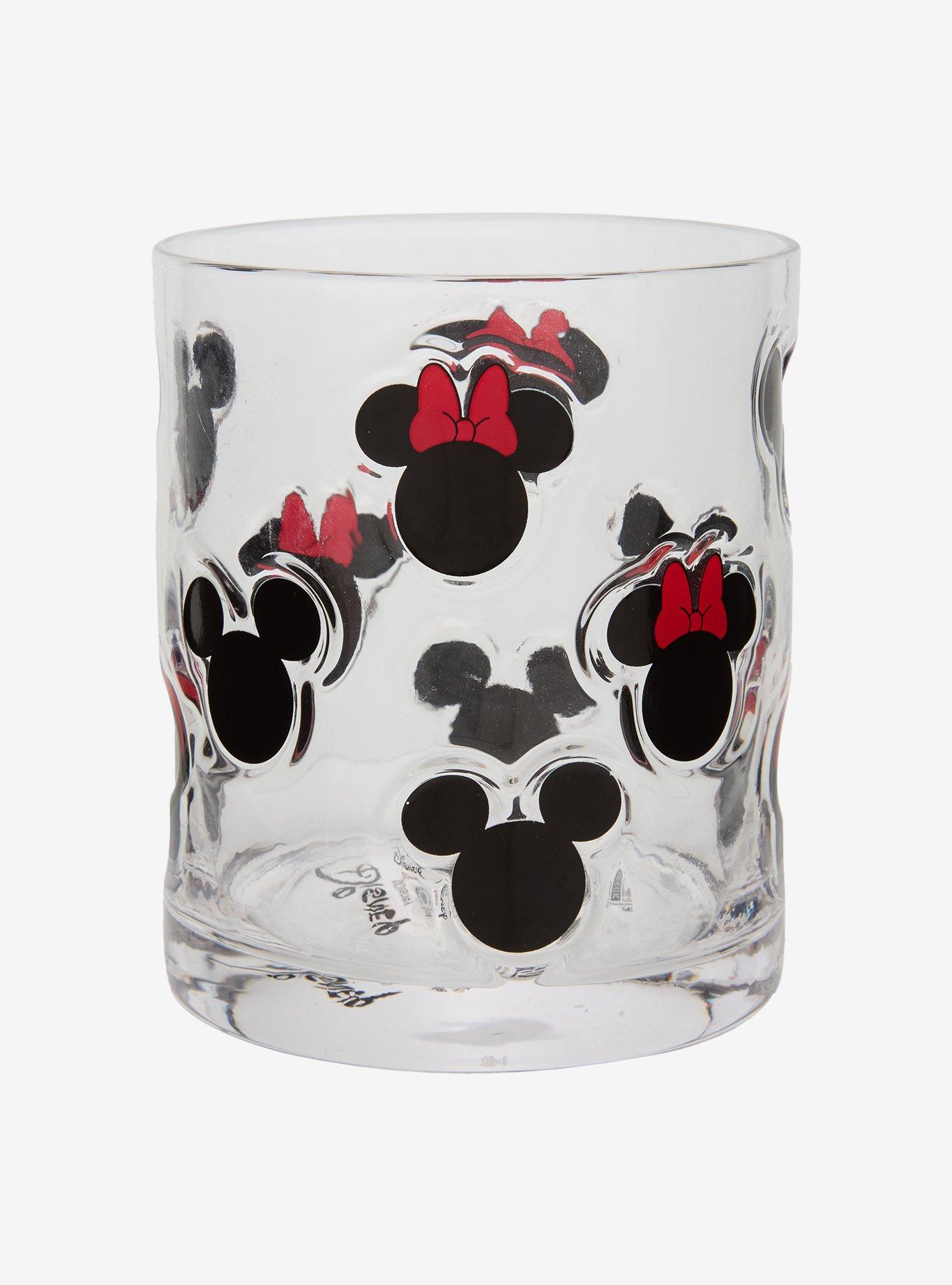 Disney Mickey & Minnie Silhouettes Molded Glass — BoxLunch Exclusive, , hi-res