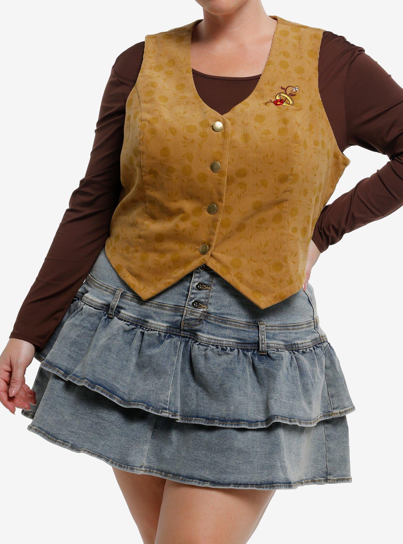 Her Universe The Lord Of The Rings Hobbit Corduroy Vest Plus Size Her Universe Exclusive, , hi-res