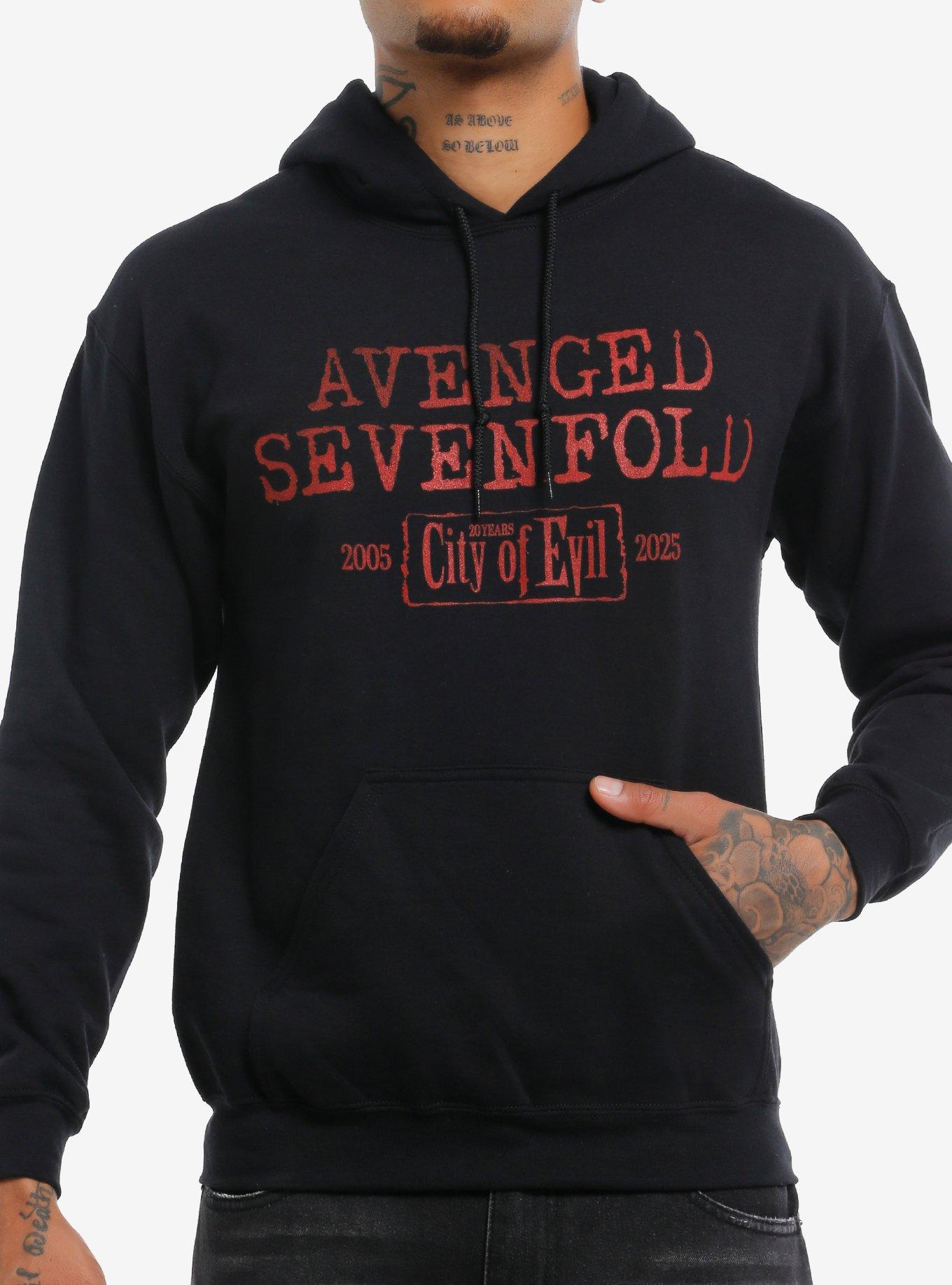 Avenged Sevenfold City Of Evil 20th Anniversary Hoodie Hot Topic