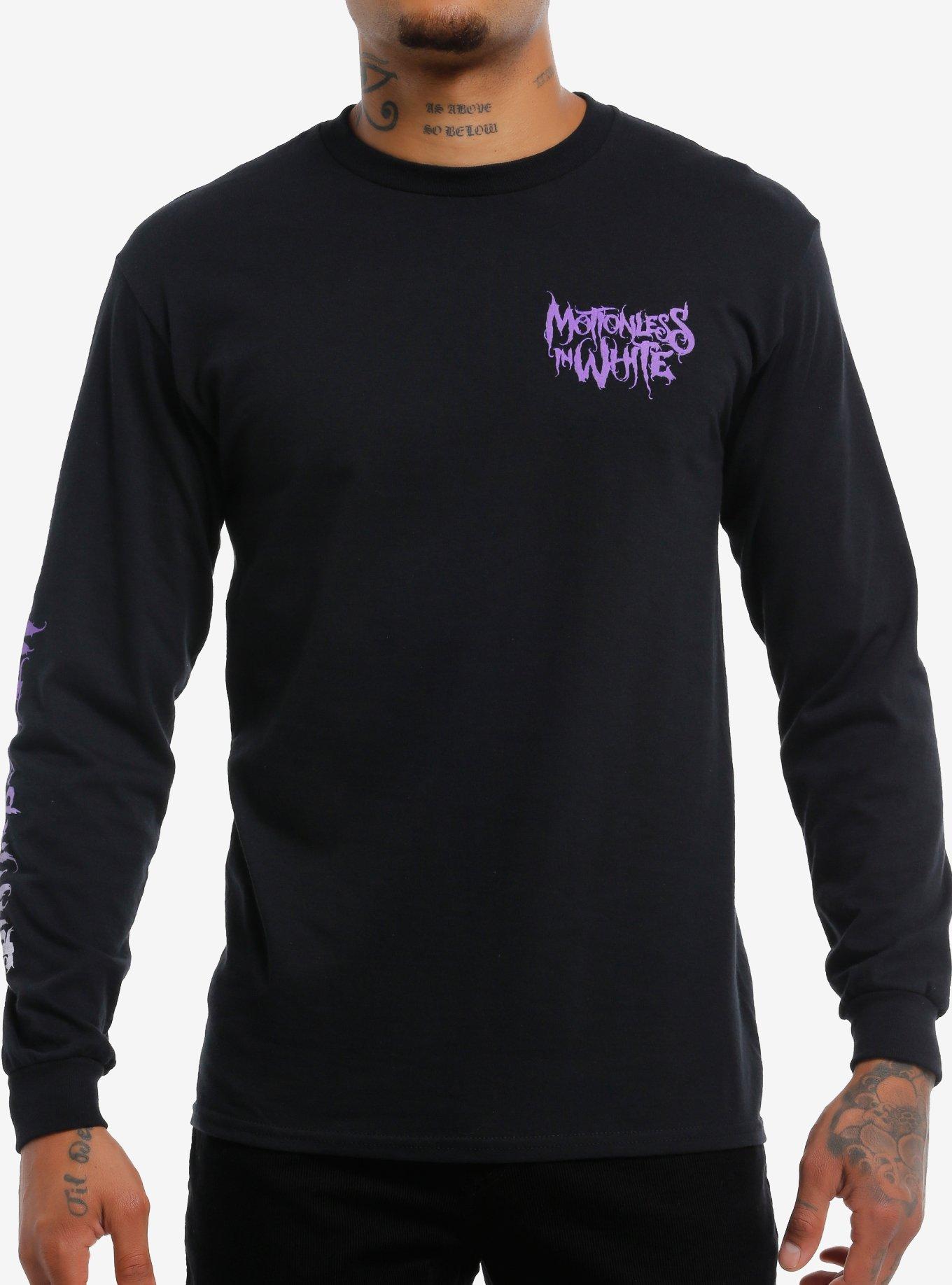 Motionless In White Skull Crow Two-Sided Long-Sleeve T-Shirt, , hi-res